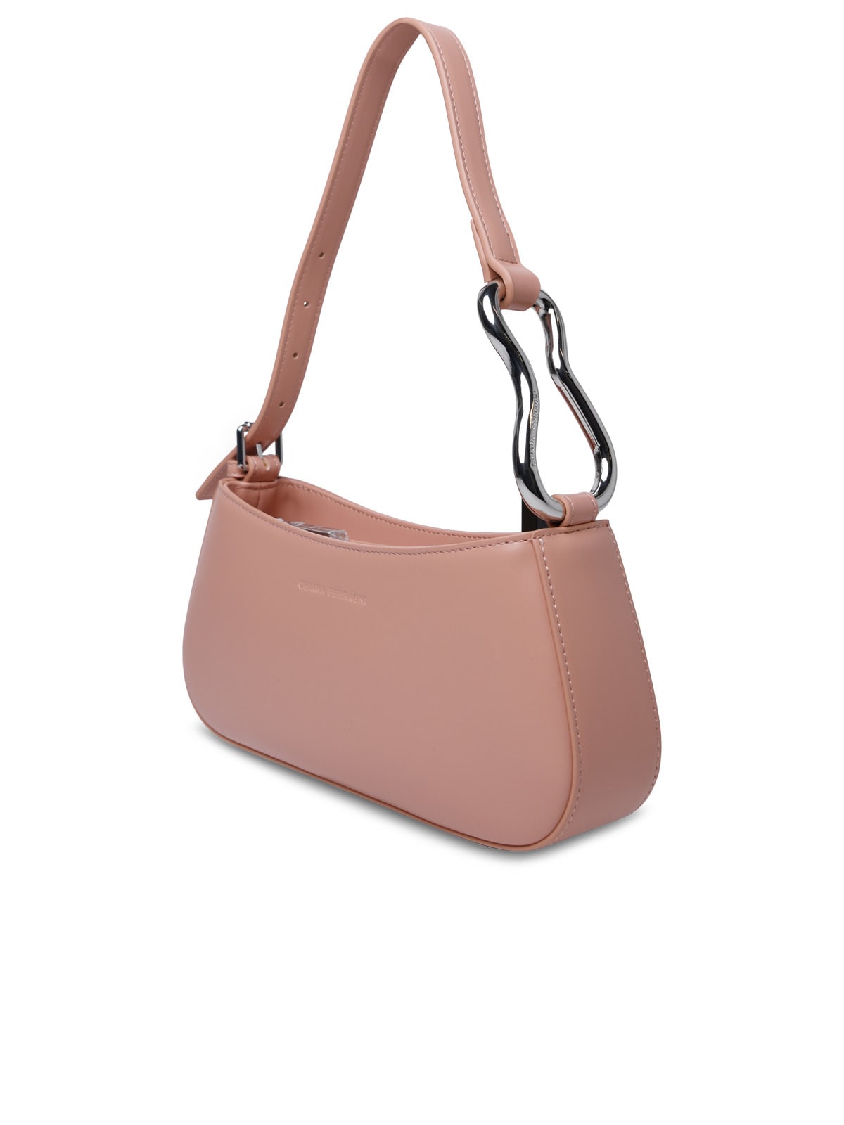 Shop Chiara Ferragni Cfloop Polyester Bag Nude In Blush Pink