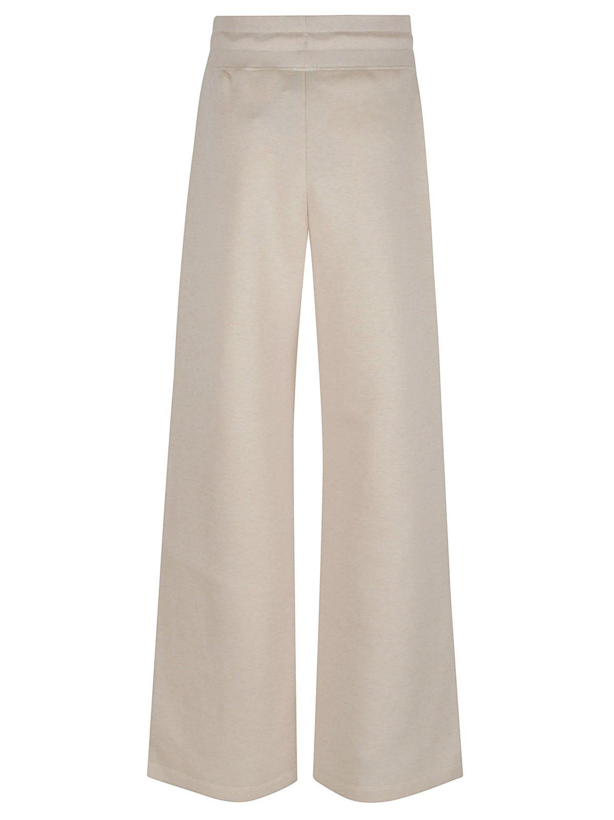 The North Face Wide Leg Jogger Elastic Waistband In White