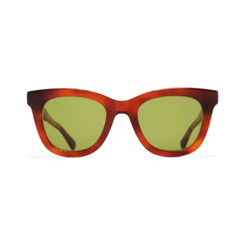 Mykita Laimi620 C214 Soft Havana Shin In Red
