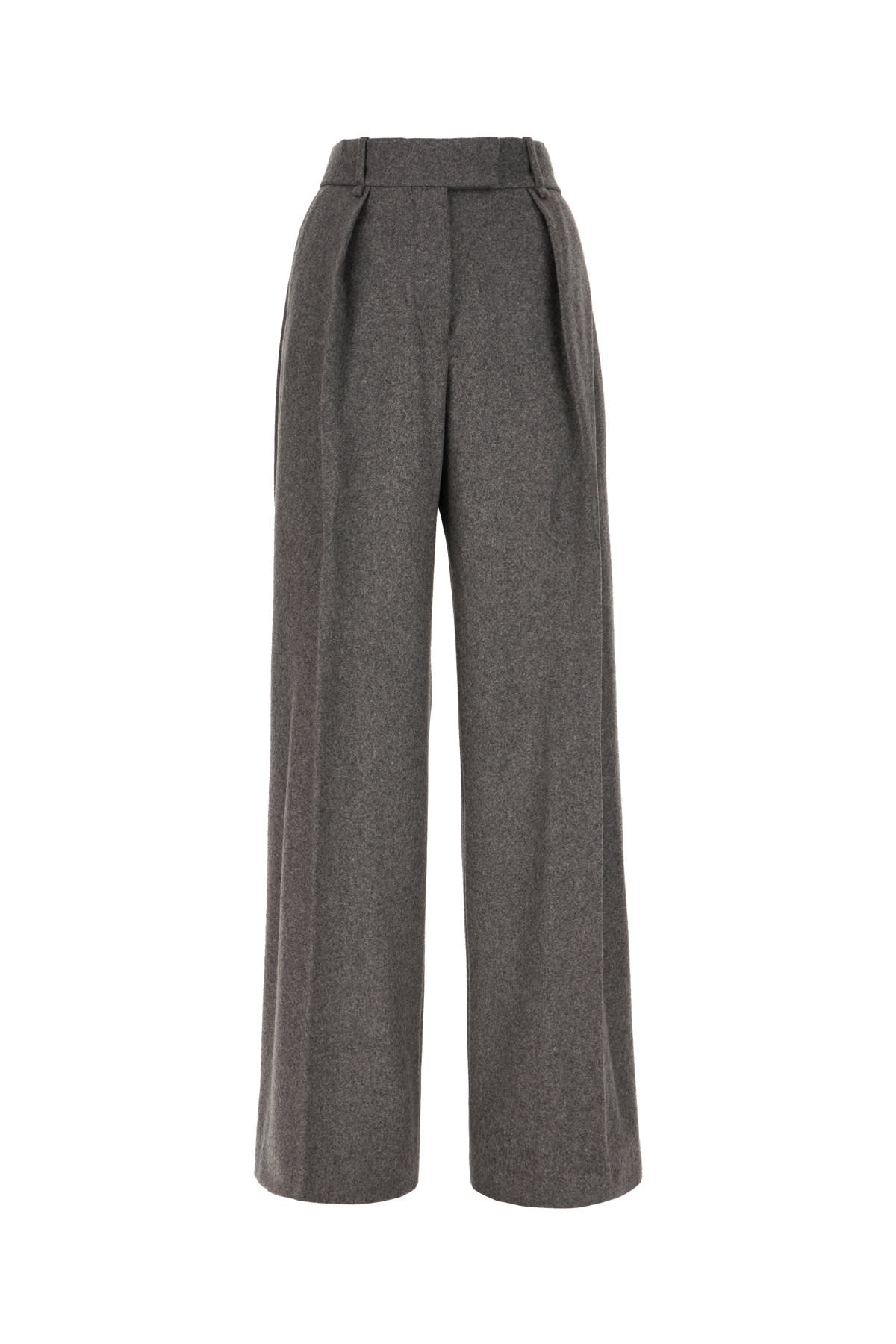 Shop Quira Grey Wool Blend Pants In Q0082