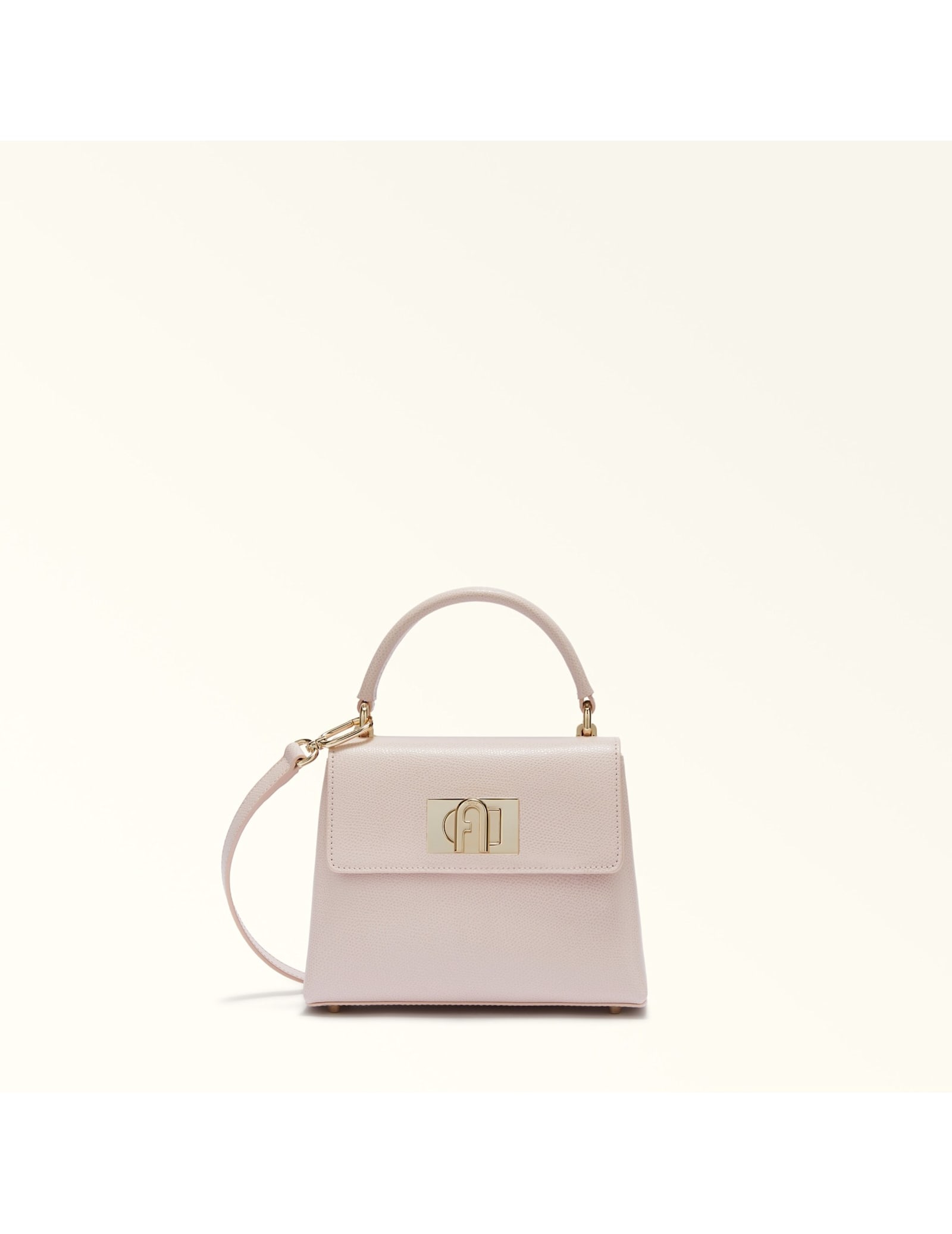 Furla 1927 Mini Top Handle In Pelle Colore Corolla In Pink