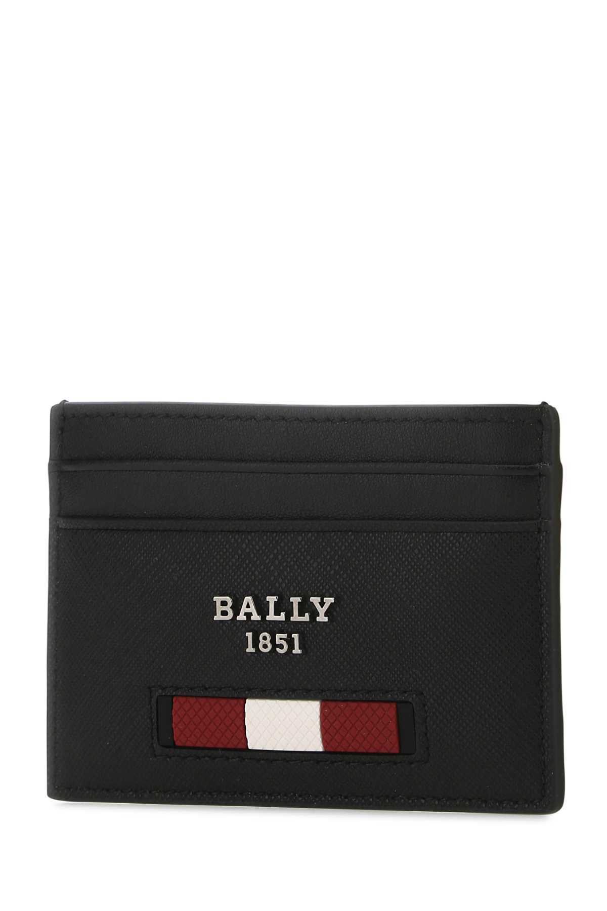 Shop Bally Black Leather Card Holder