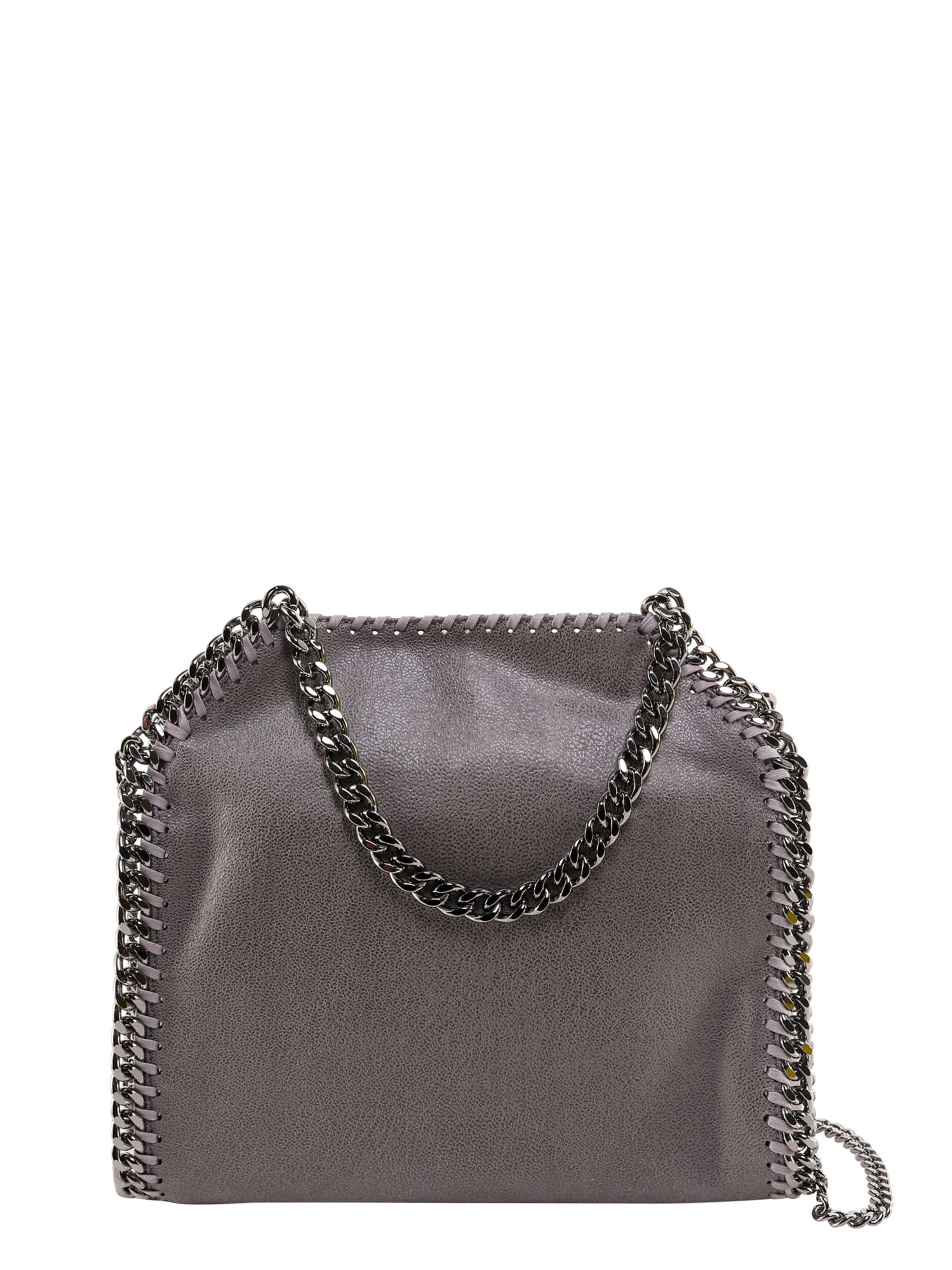 Shop Stella Mccartney Falabella Shoulder Bag In Grey