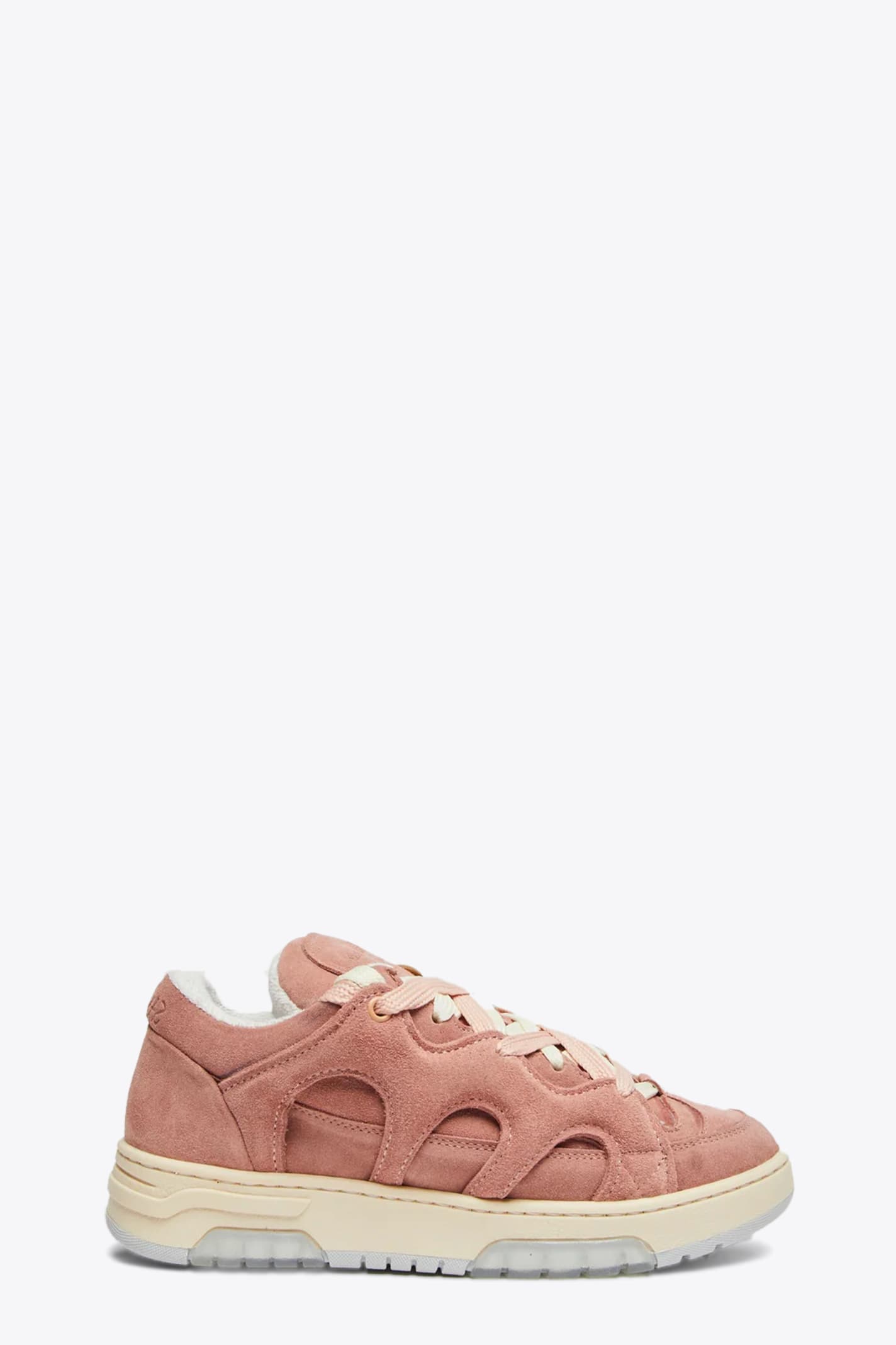 Paura Santha 1 Suede Antique Pink Suede Low Sneaker
