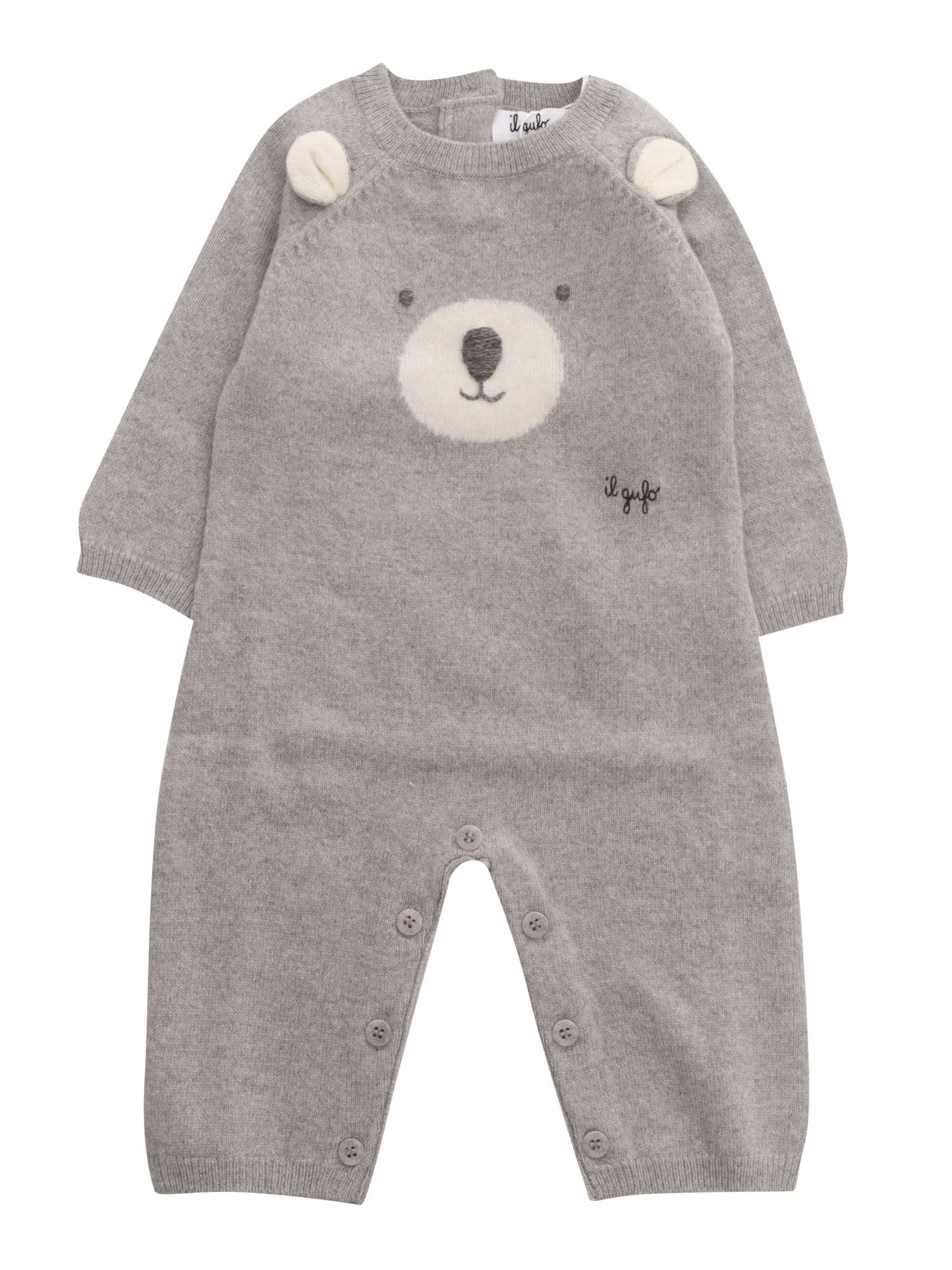 Il Gufo Onesie In Grey