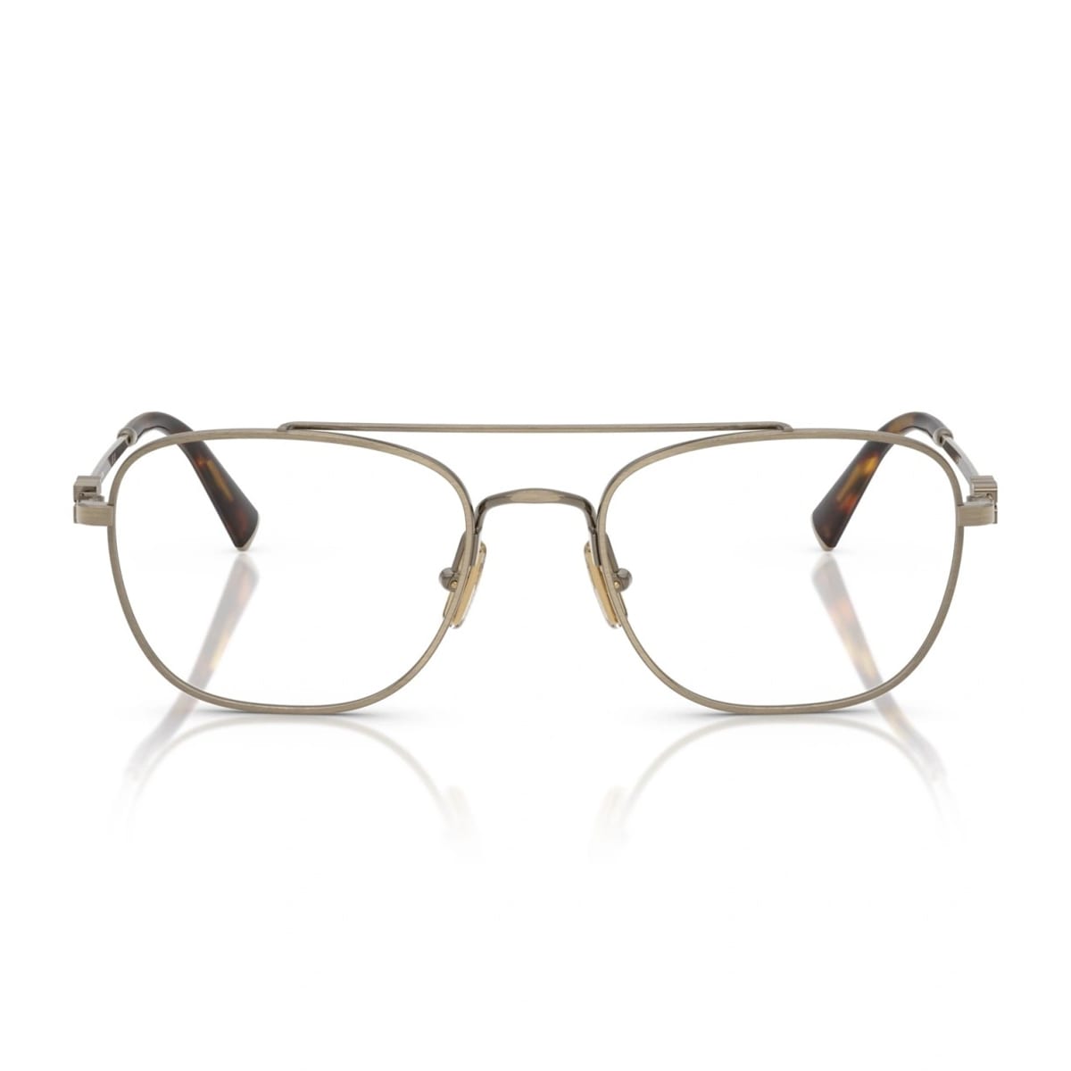 Miu Miu Womens Gold Mu 51wv Square-frame Metal Glasses In Gold