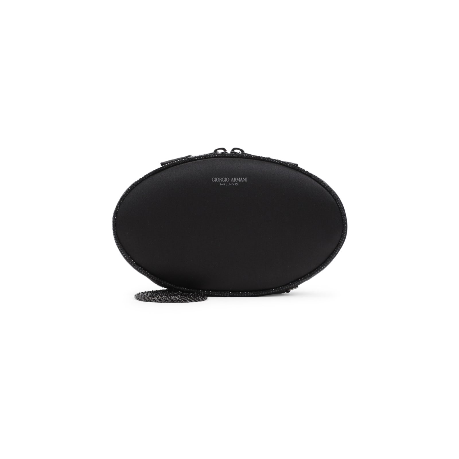 Shop Giorgio Armani Clutch Bag In Nero