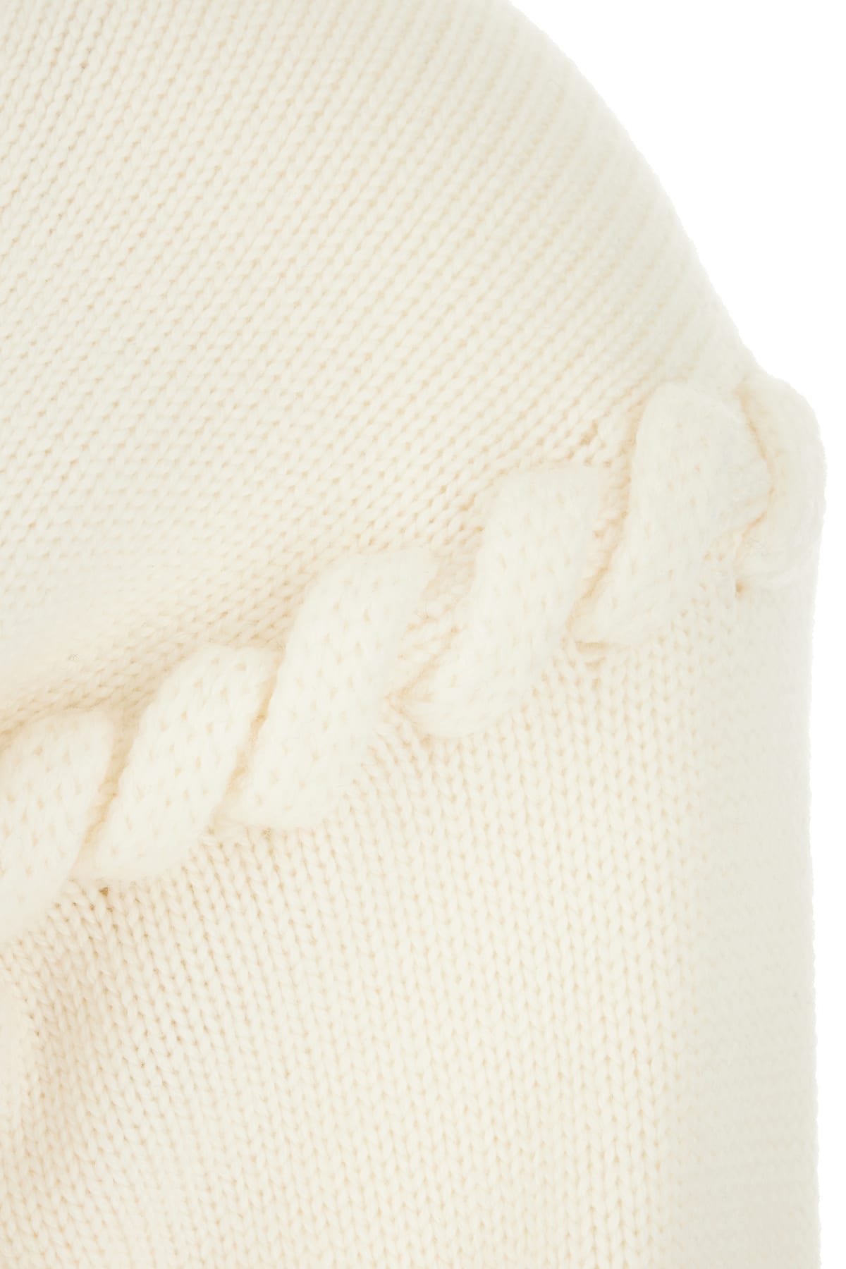 Shop Genny Ivory Wool Sweater In Bianco Latte