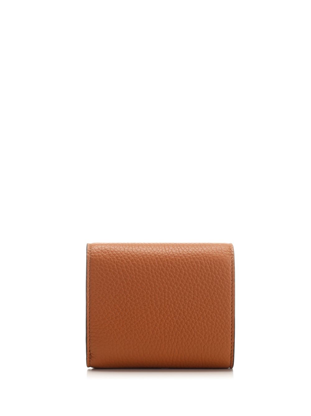 Shop Valentino French Wallet In Brown