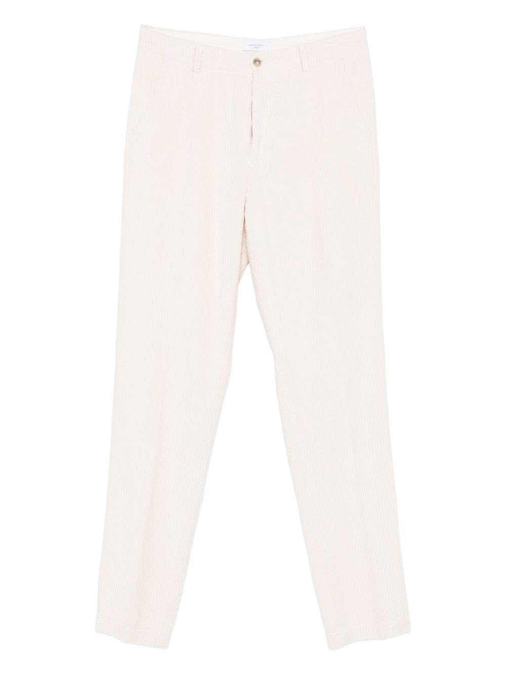 Boglioli Corduroy Trousers In White