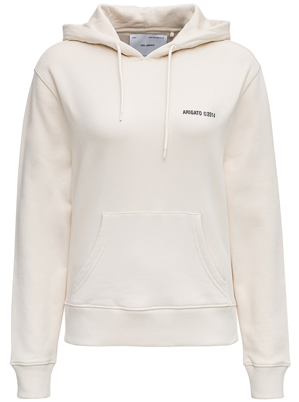 Axel Arigato Organic Cotton London Ivory Colored Hoodie