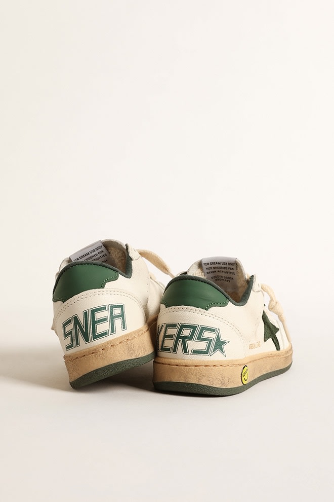 Shop Golden Goose Sneakers Ball Star In White
