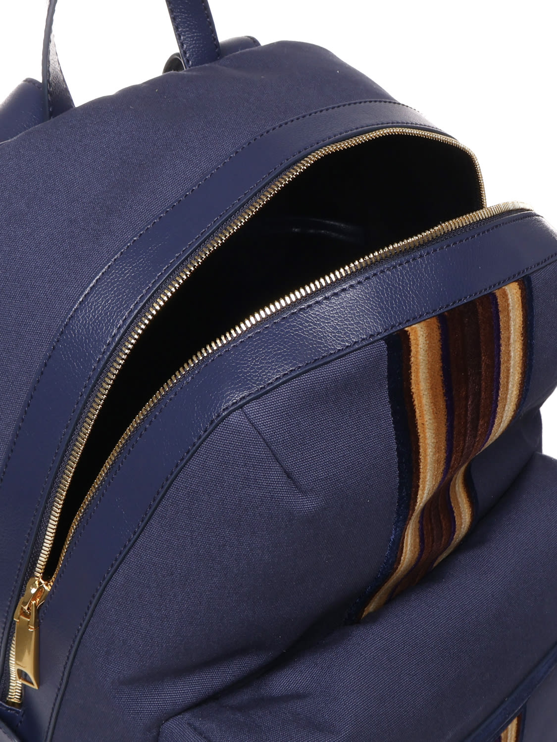 Shop Bally Race Backpack In Fabric In Blue