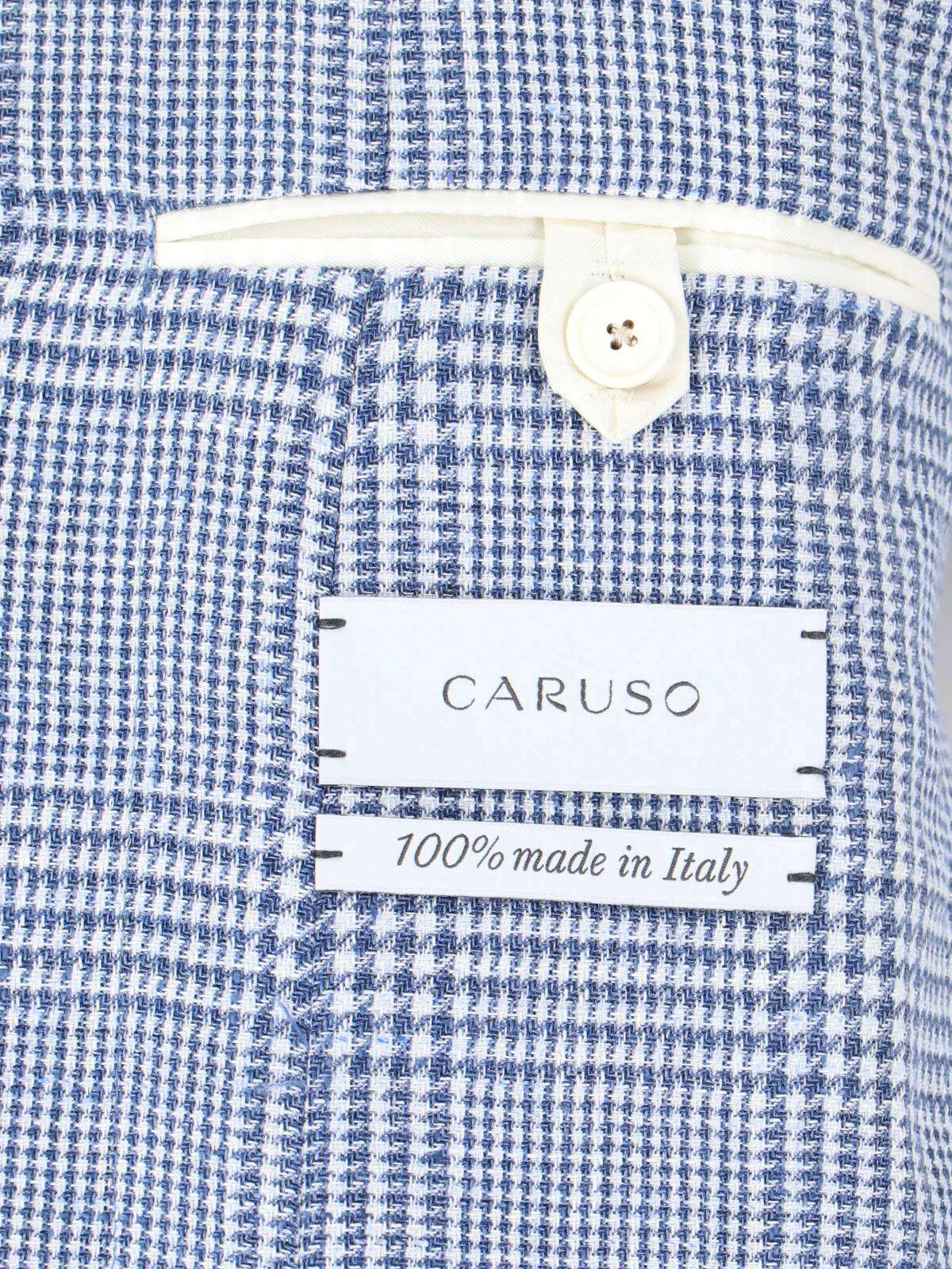 Caruso Single-breasted Blazer In Light Blue