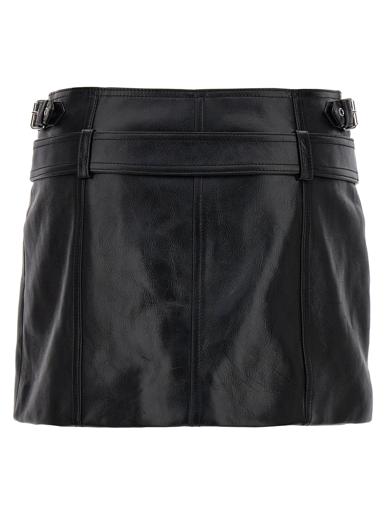 Shop Versace Medusa Biggie Skirt In Black