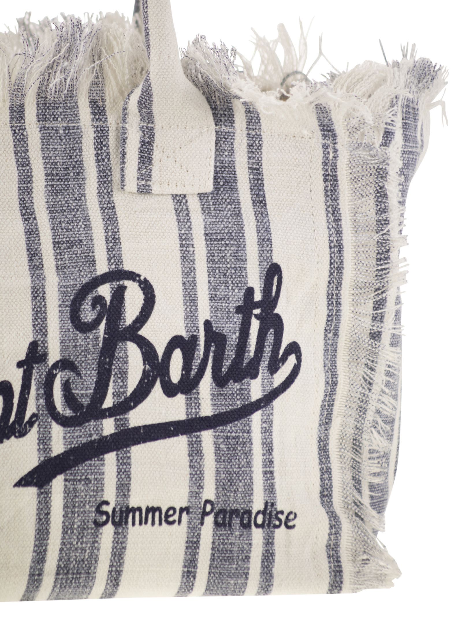 Mc2 Saint Barth Colette - Linen Handbag In Multi