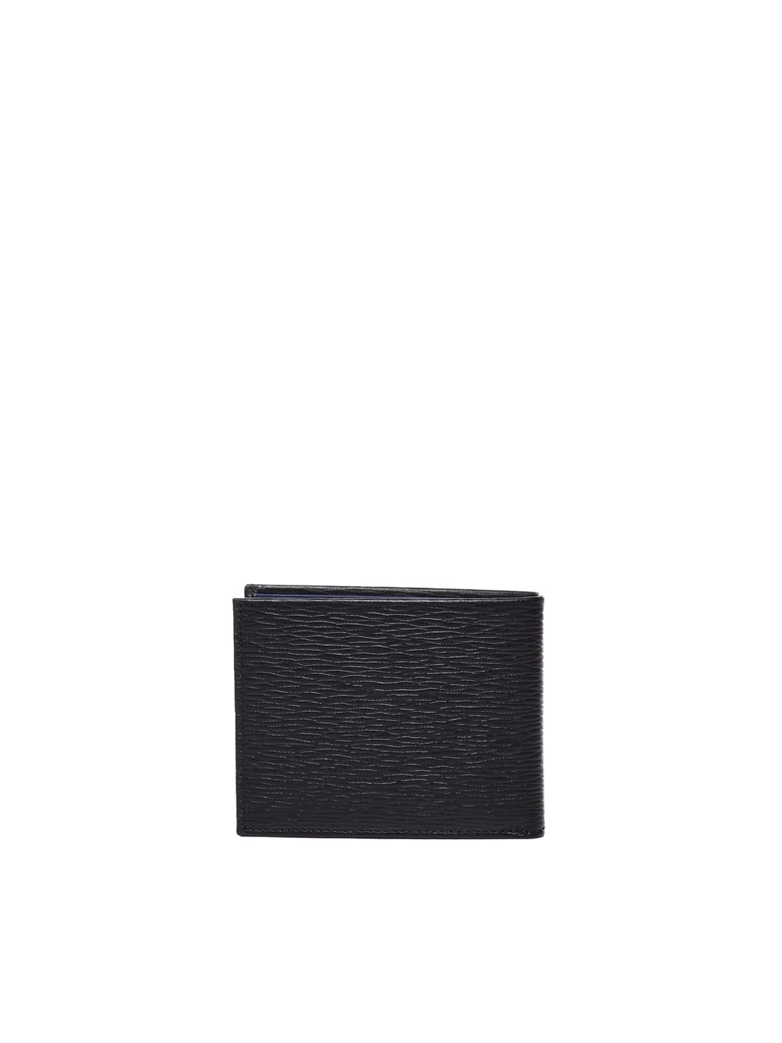 Shop Ferragamo Gancini Wallet In Calfskin In Black