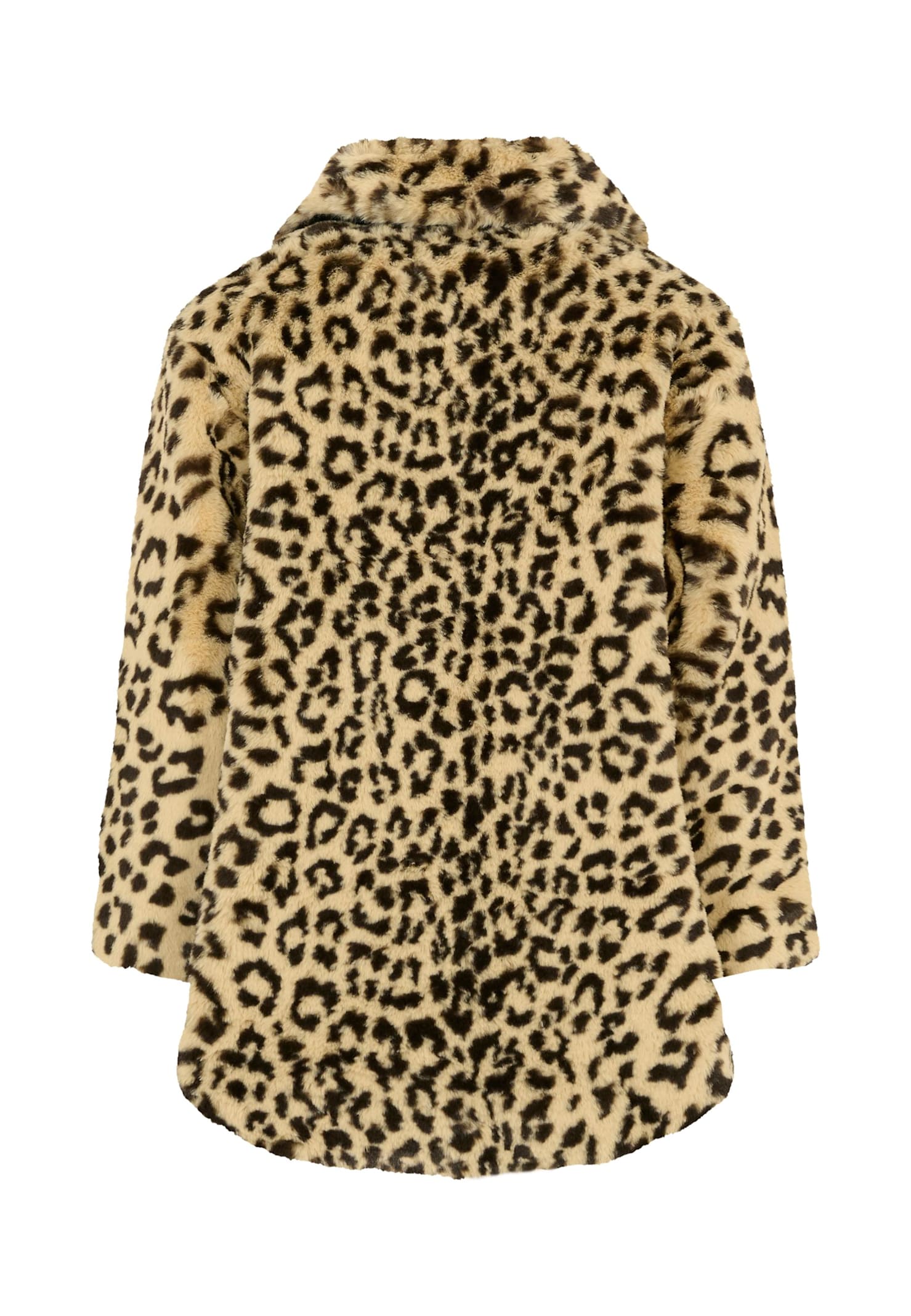 Rykiel Enfant Brown Coat For Girl With In Brown