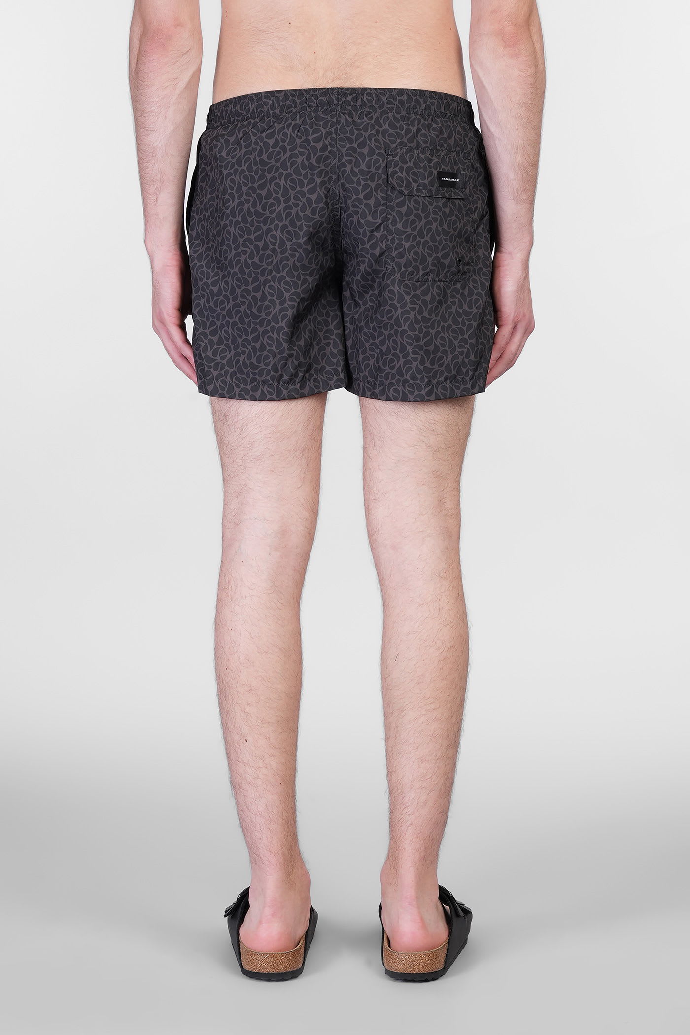 Tagliatore Honolulu Beachwear In Black Polyester