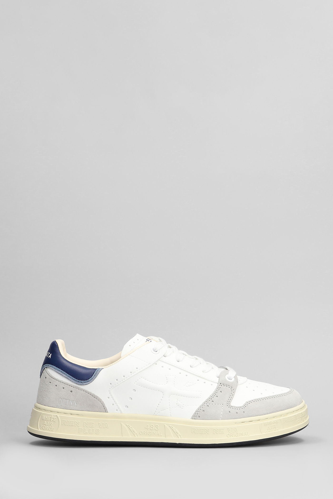 Quinn Sneakers In White Leather