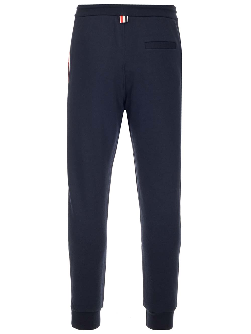 Shop Thom Browne Navy Blue Sweatpants