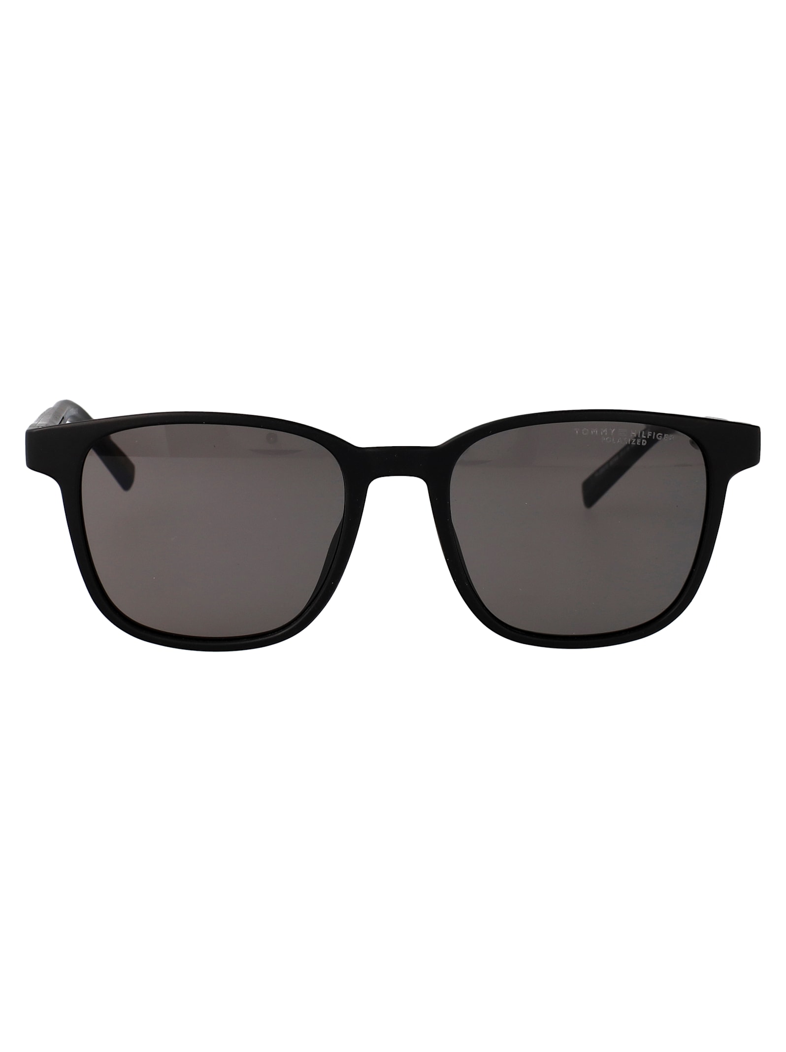 Tommy Hilfiger Black Eco Polyamide Sunglasses In Black