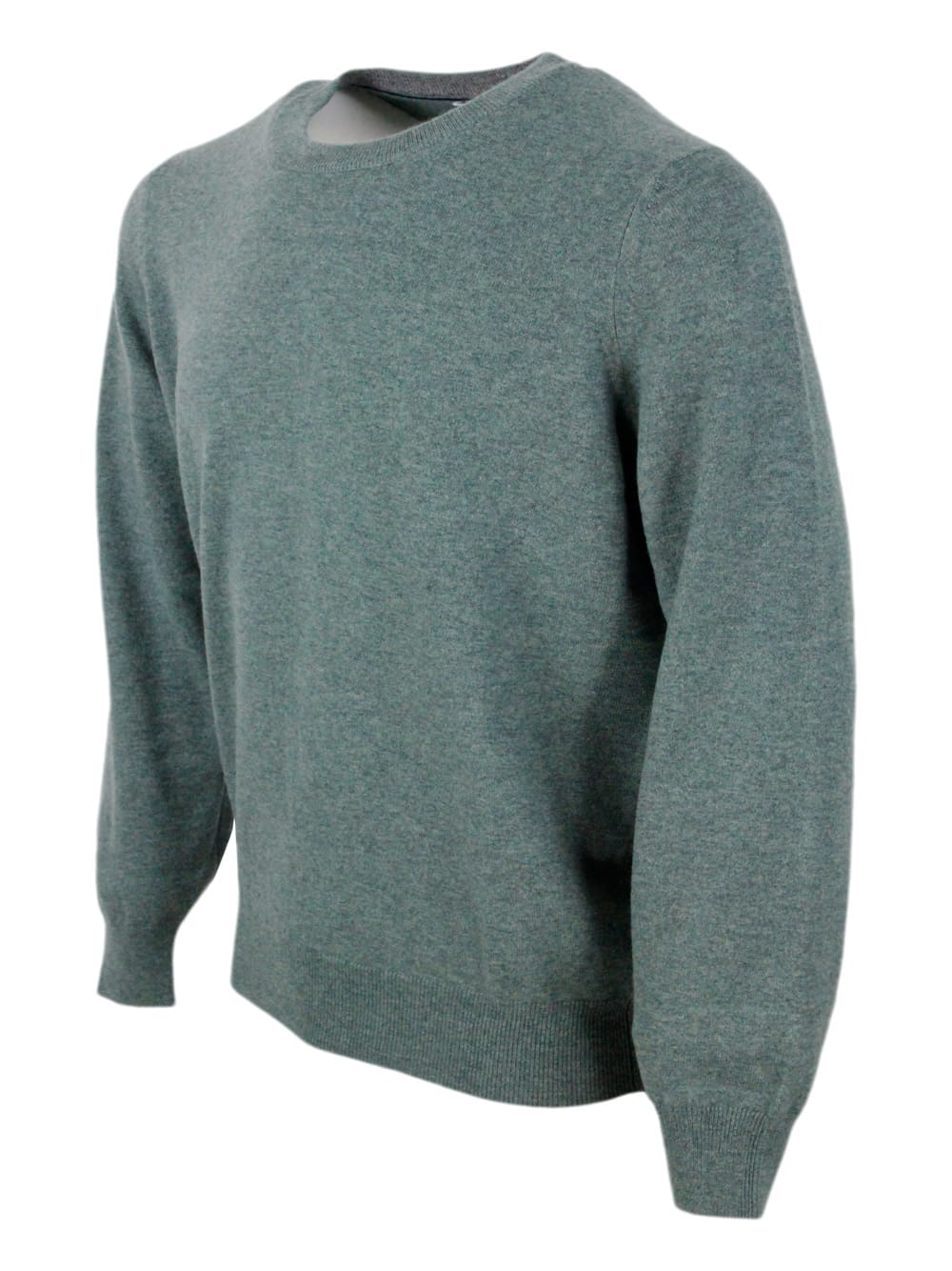 Shop Brunello Cucinelli Cashmere Crewneck In Green