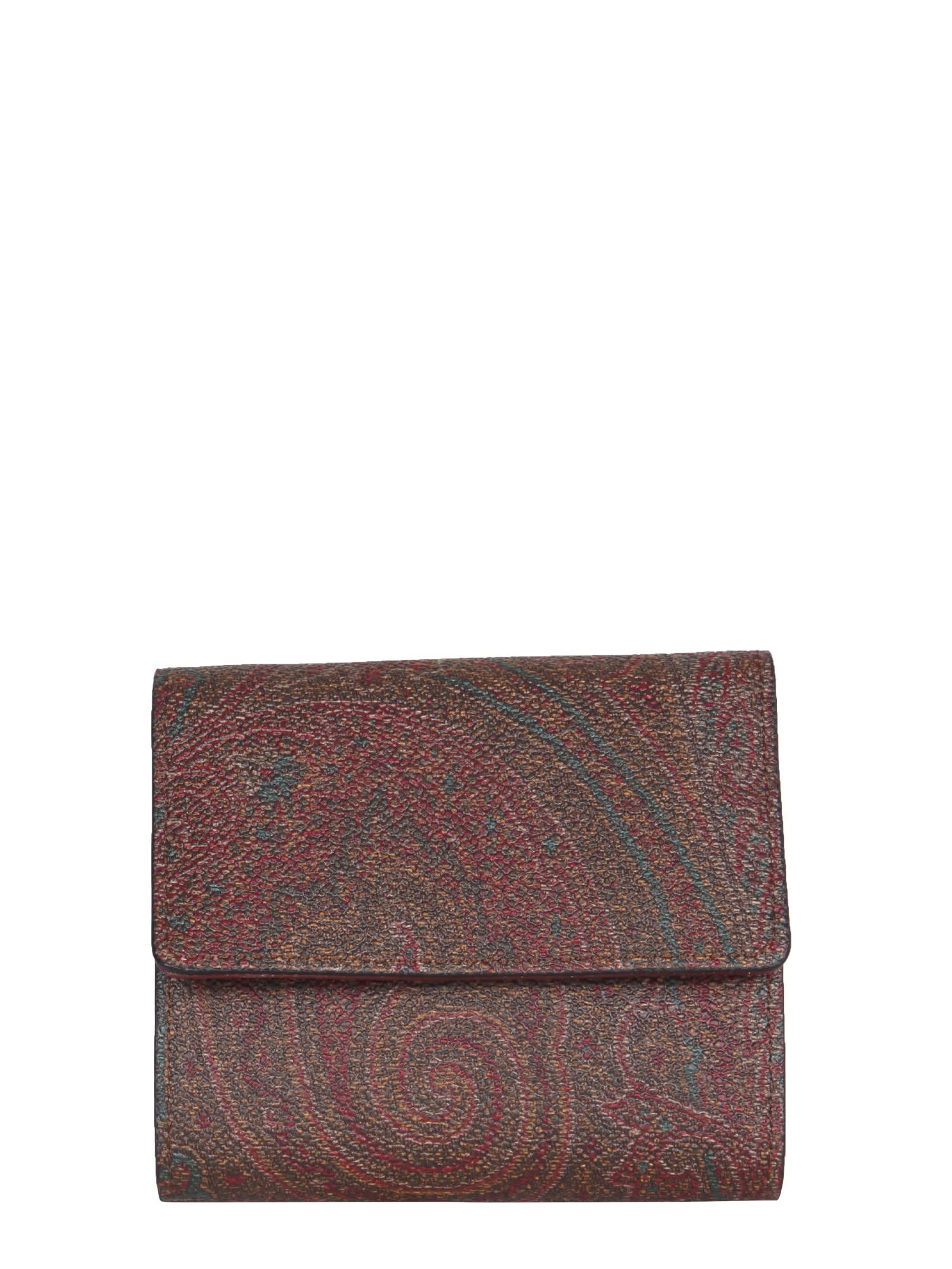 Etro Wallet With Paisley Pattern