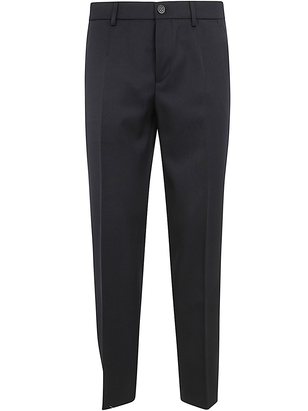 Shop Golden Goose Golden M`s Milano Pants Compact Gabardine Wool In Dark Blue