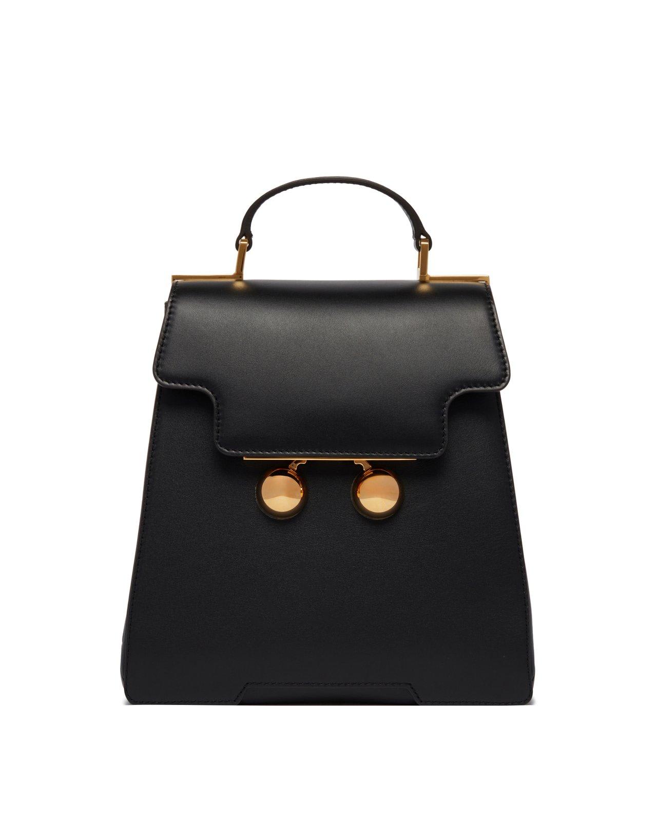 Shop Marni Trunkaroo Trapeze Backpack In Nero