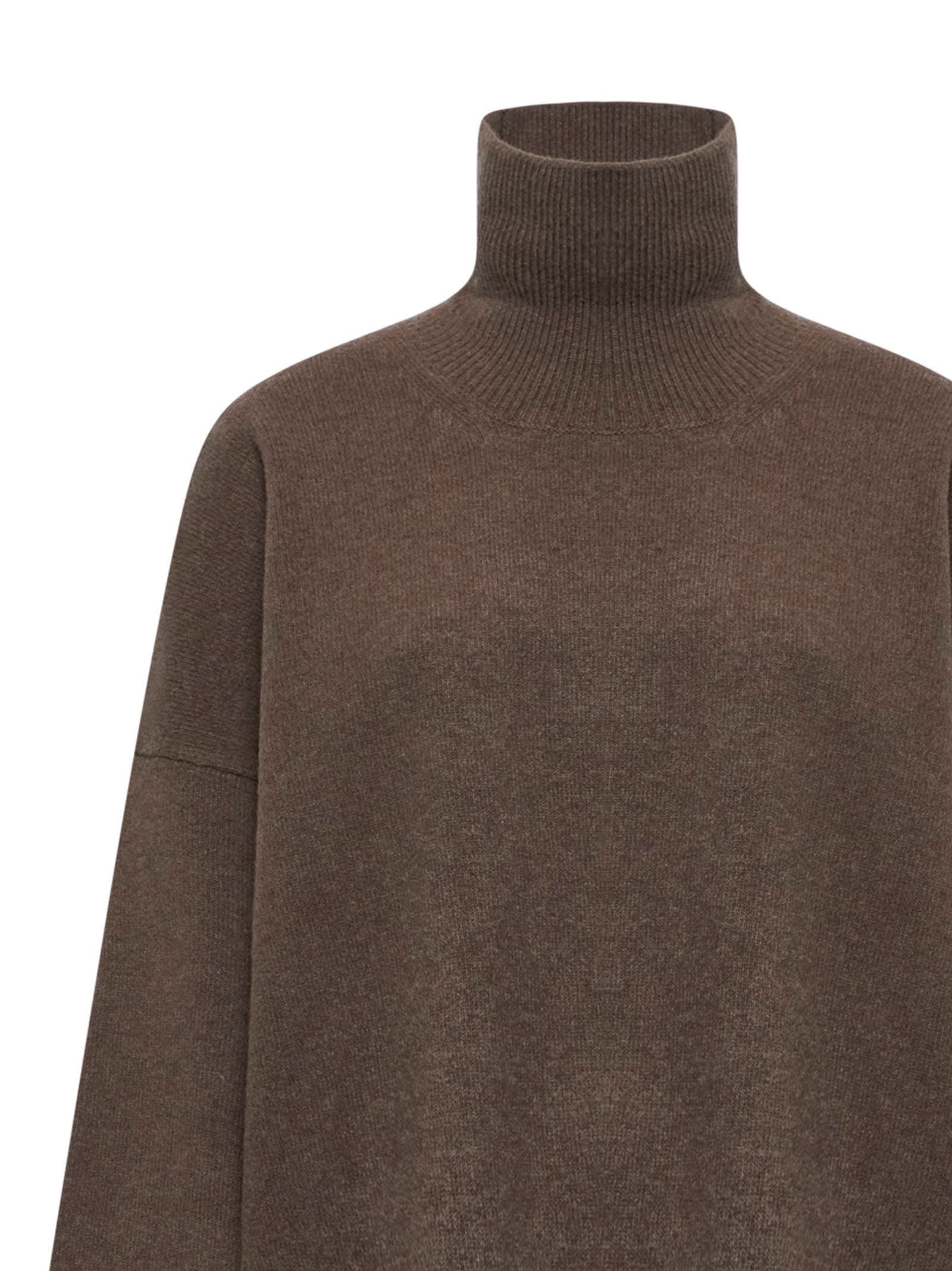 Shop Rohe Sweater In Taupe Melange