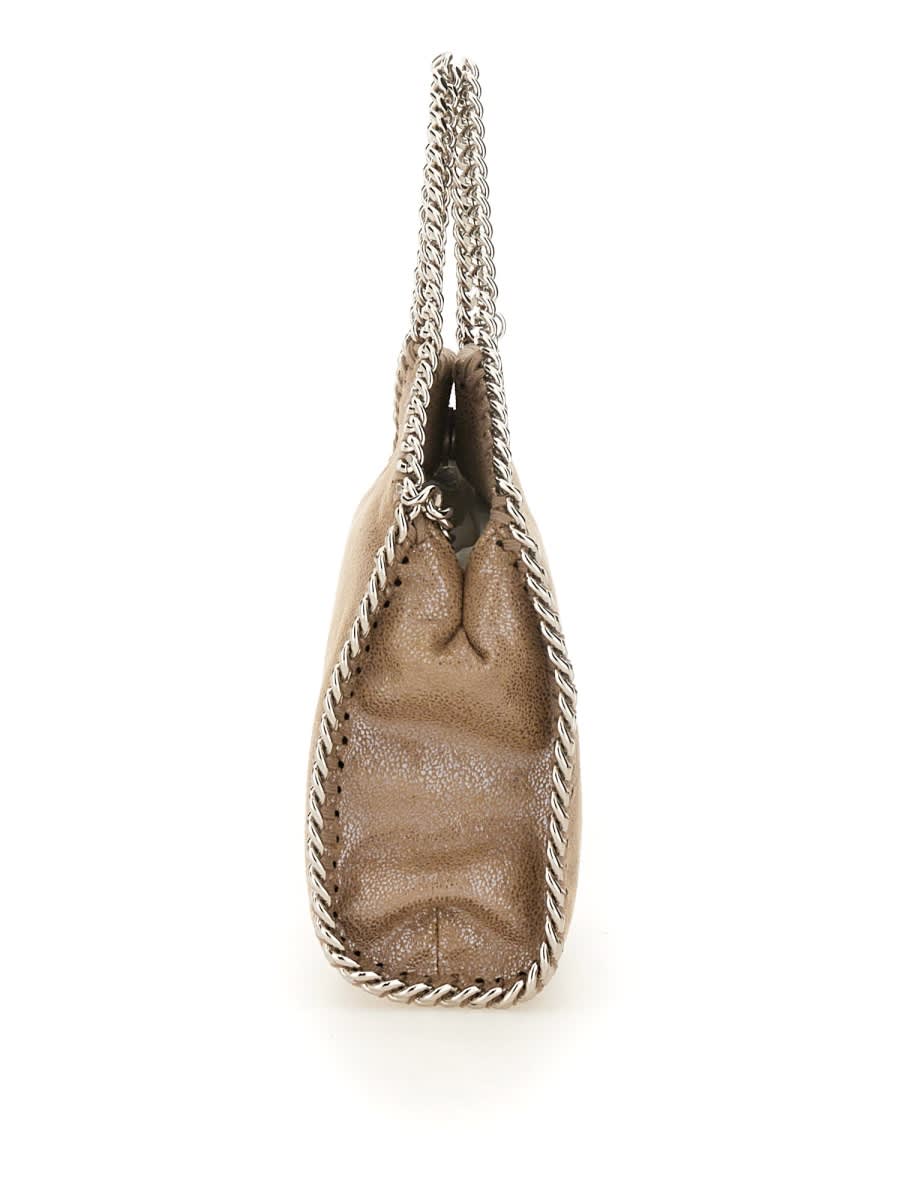 Shop Stella Mccartney Falabella Tiny Bag In Dove