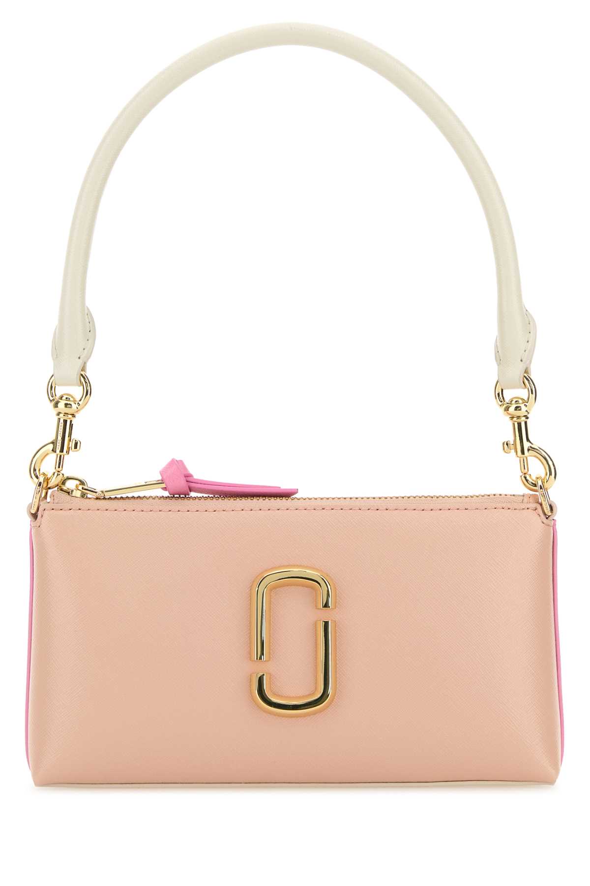 Marc Jacobs Two-tone Leather Snapshot Shoulder Bag In Multi