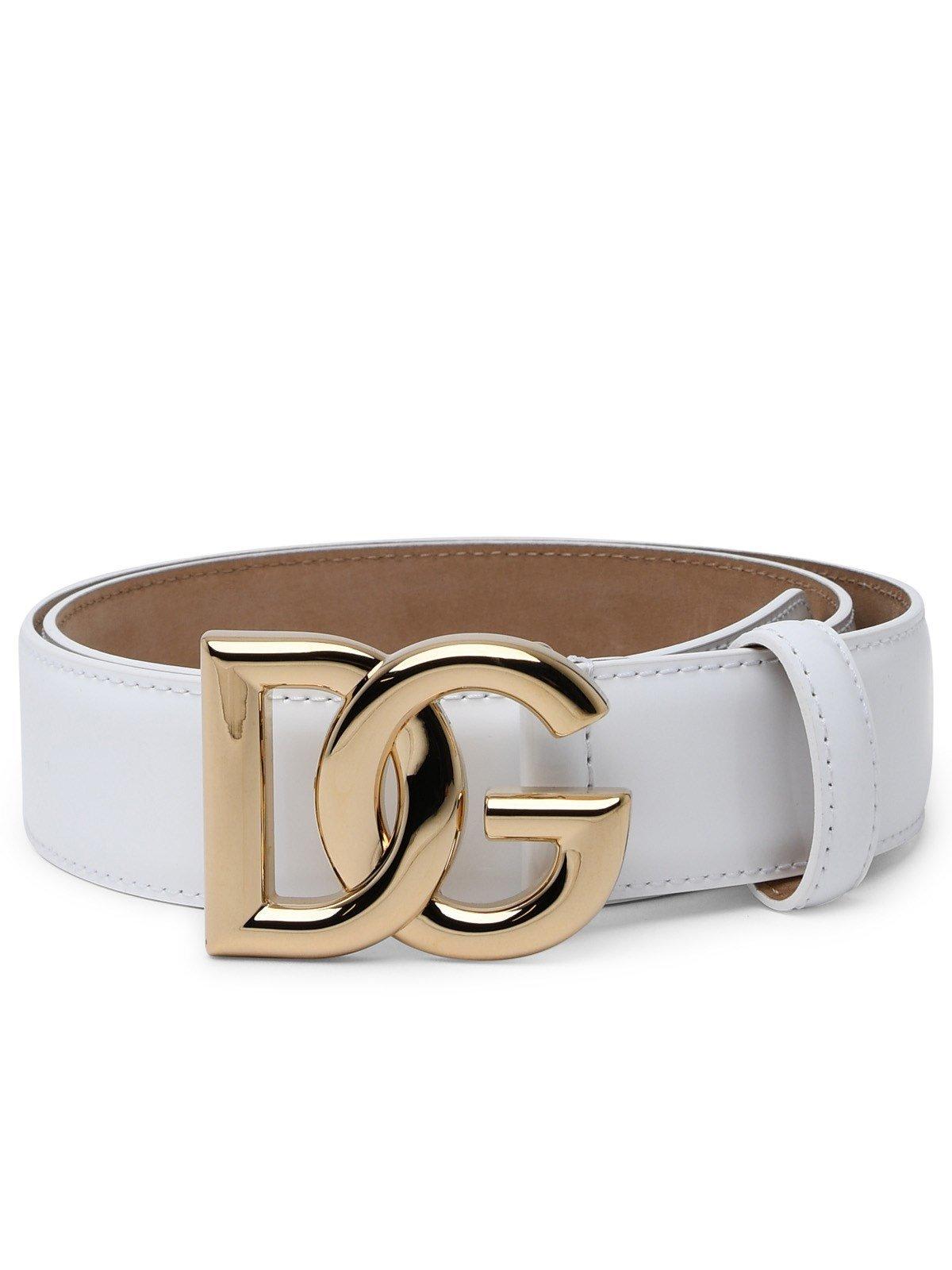 Dolce & Gabbana Dg Logo-buckle Shiny Belt