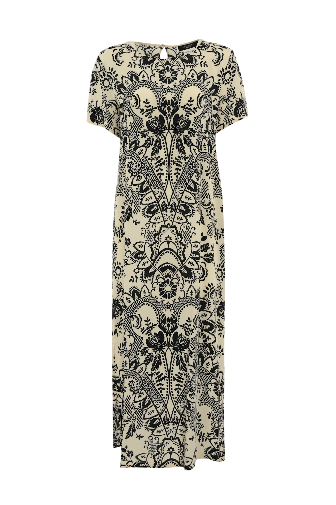 Black And White Vela Dress