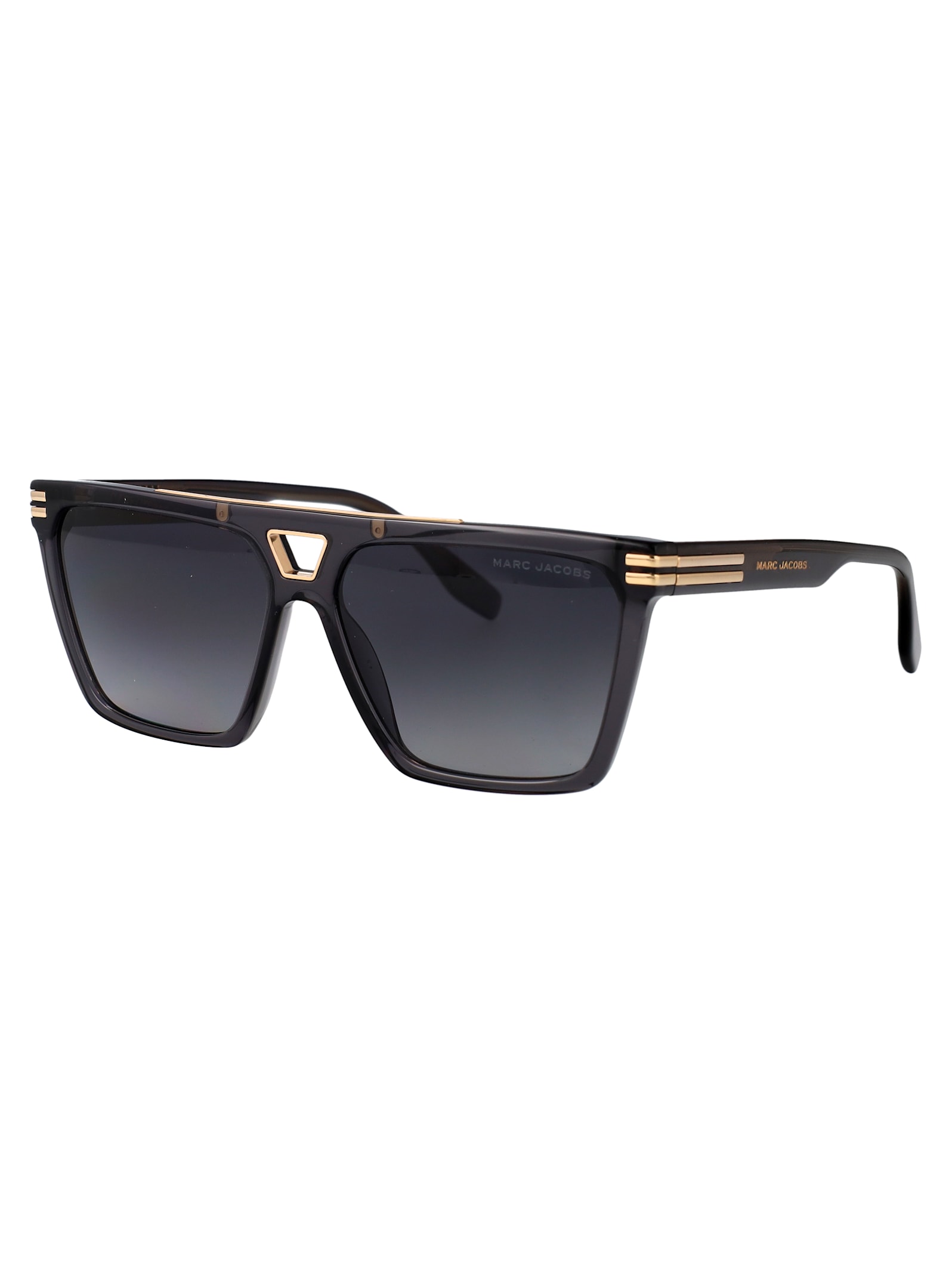 Marc Jacobs Geometric Sunglasses In Black
