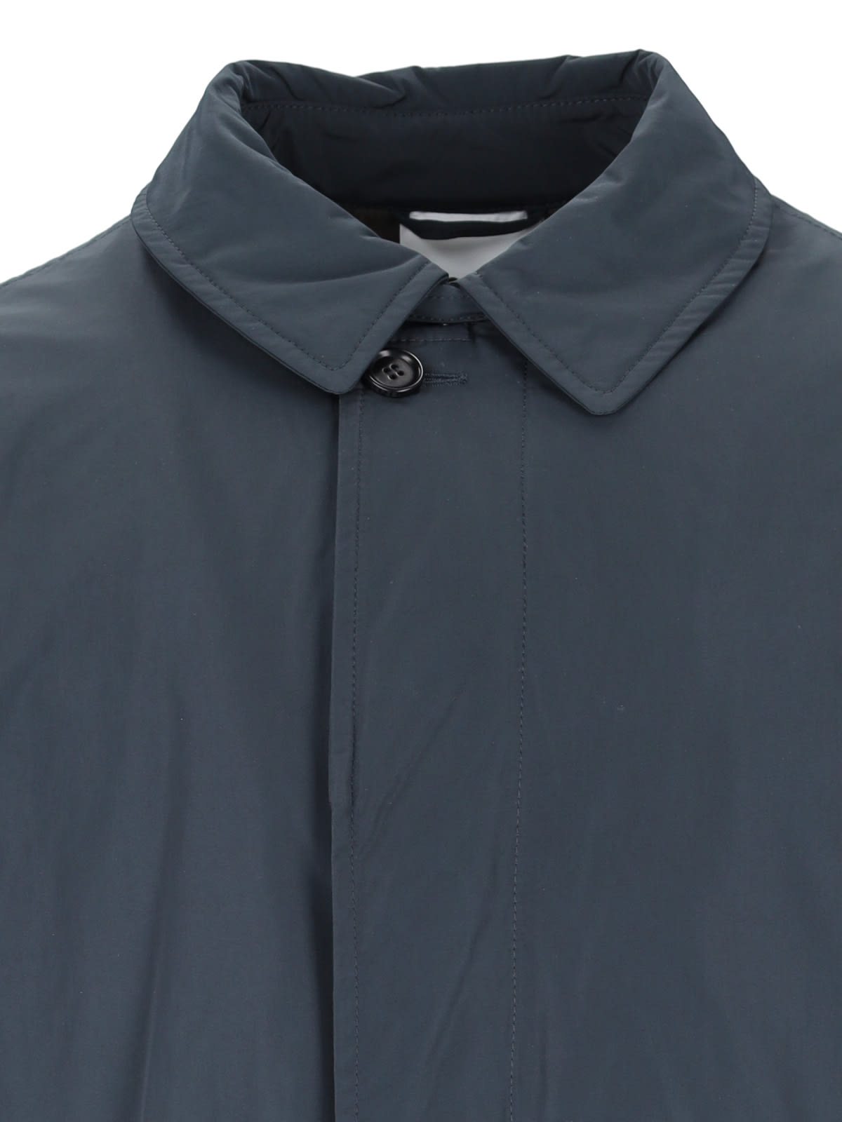 Shop Aspesi One-breasted Coat In Blue