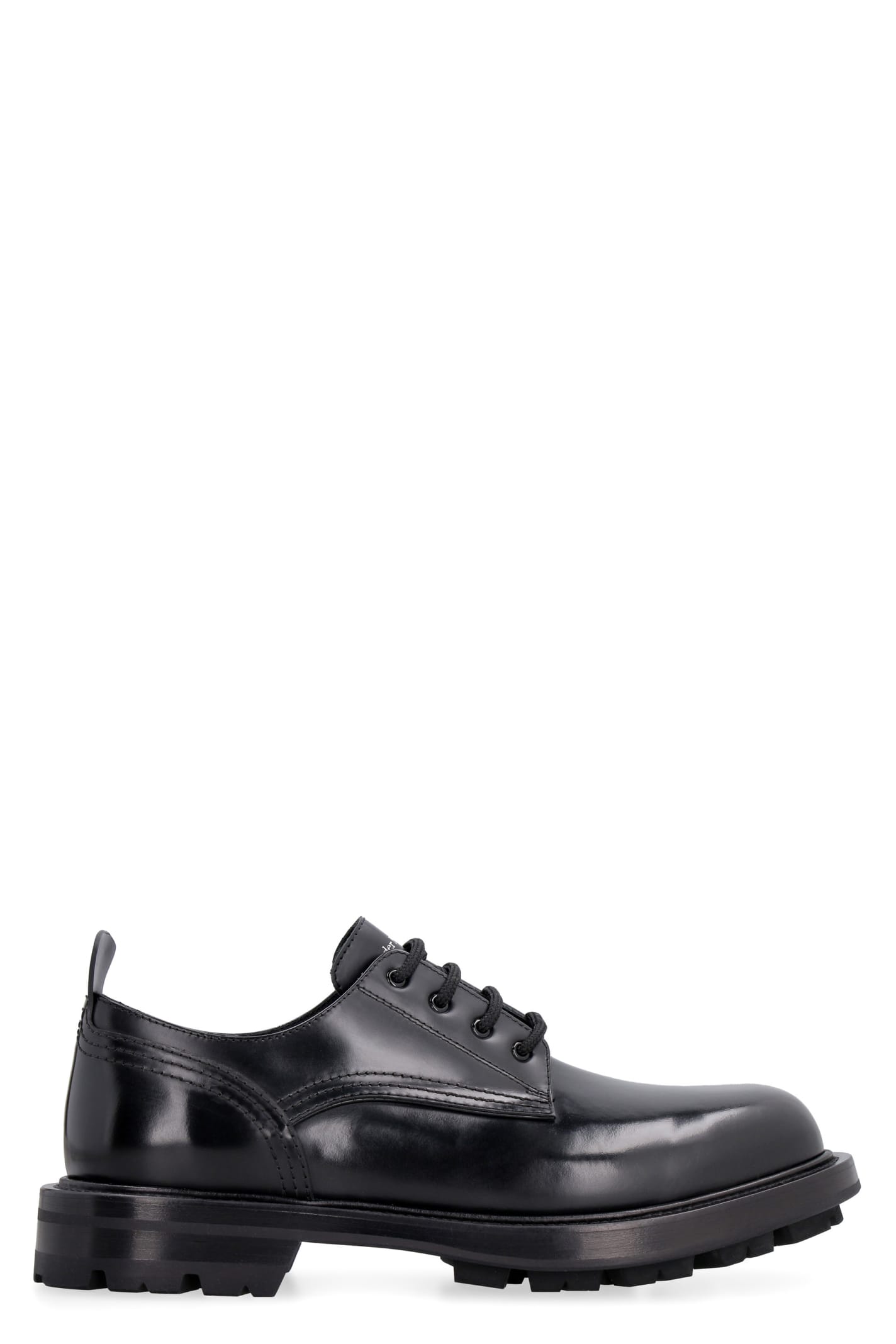 ALEXANDER MCQUEEN LEATHER LACE-UP SHOES
