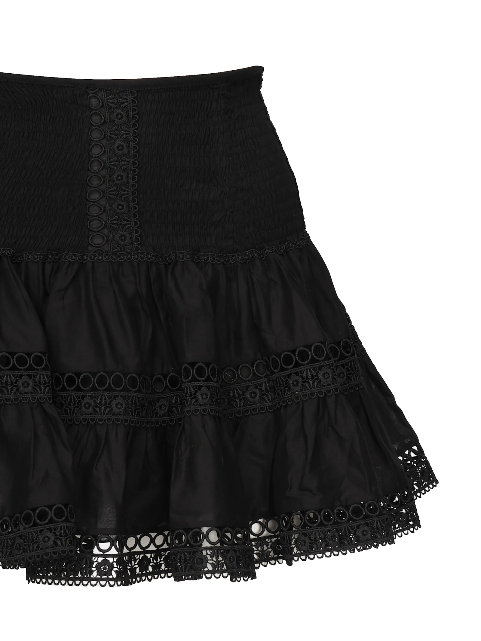 Charo Ruiz Hortens Mini Skirt In Black