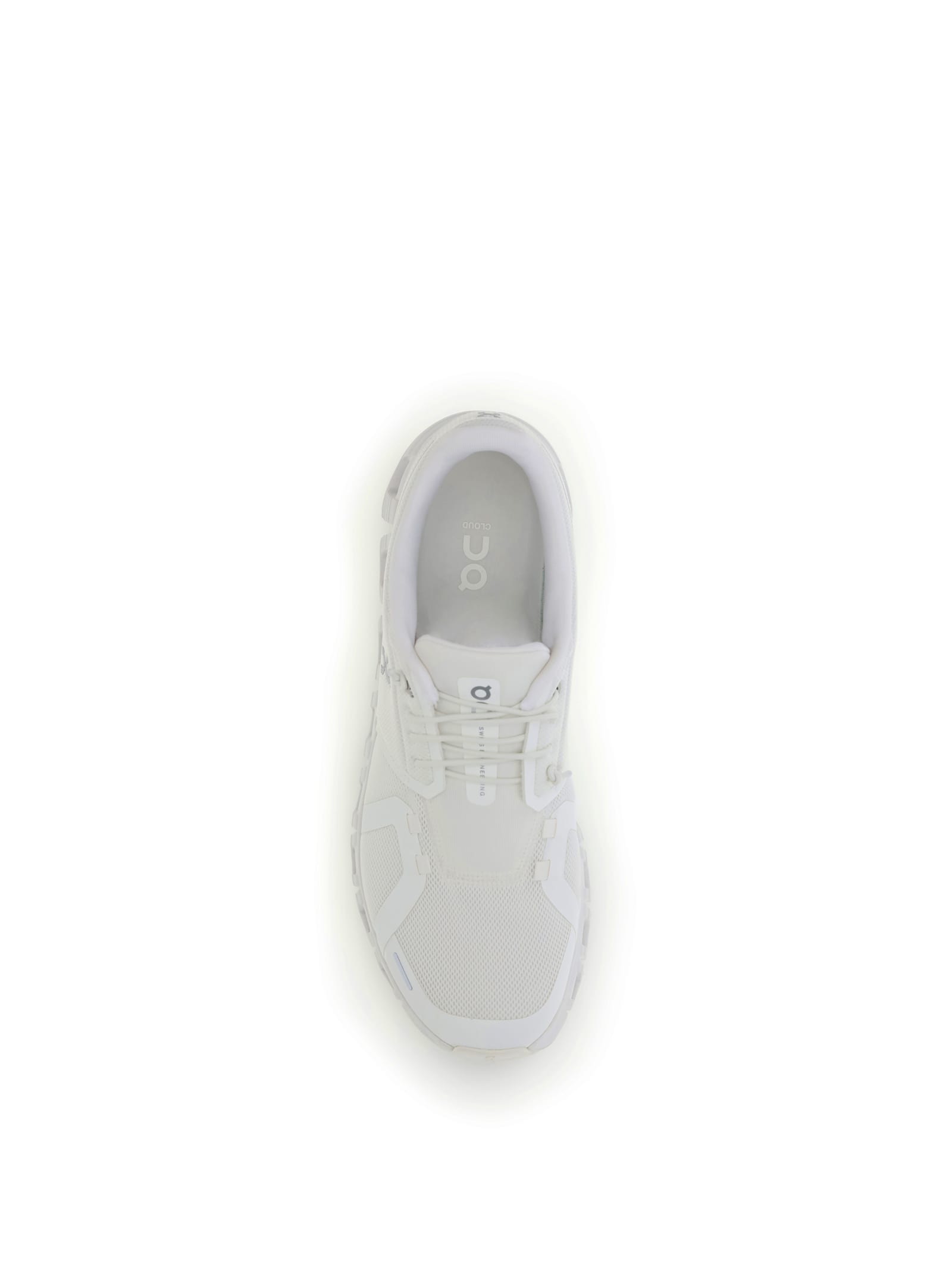 On Cloud 5 Rubber-trimmed Recycled Mesh Running Sneakers In White