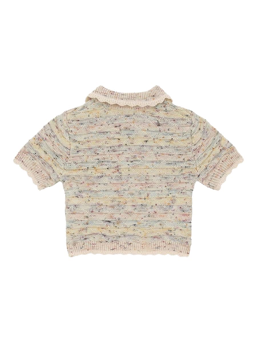 Zimmermann Kid - Rhiannon Knit Shirt In Brown