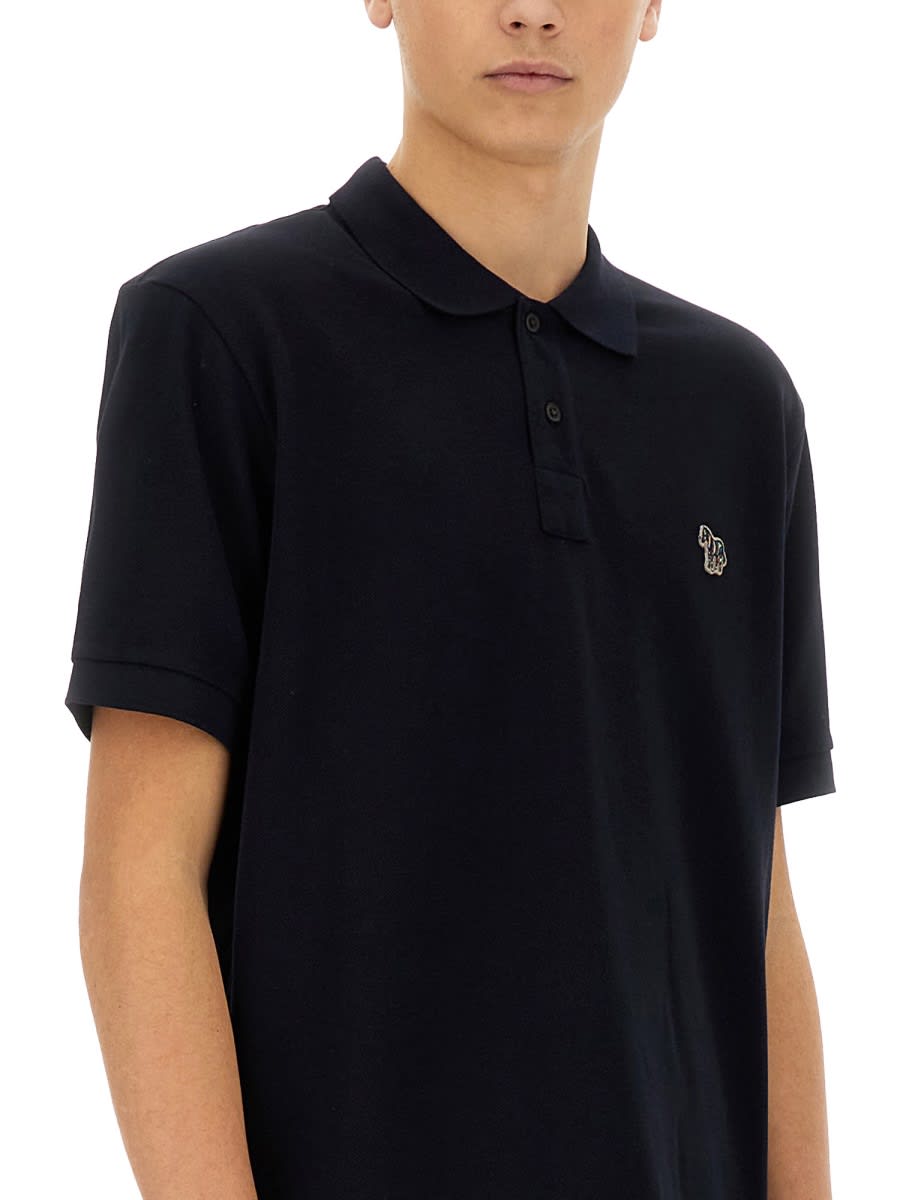 Paul Smith Zebra Polo. In Blue