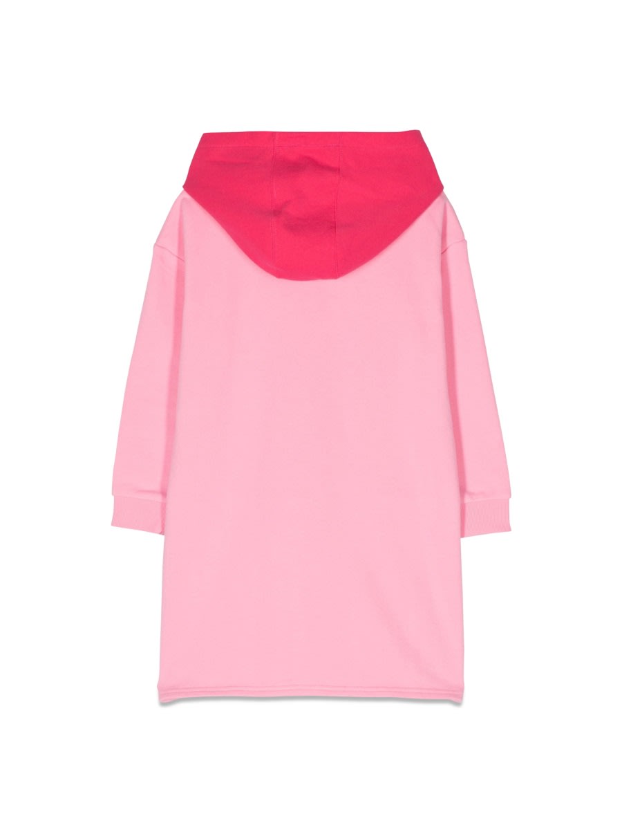 Shop Little Marc Jacobs Hooded Dress In Pink