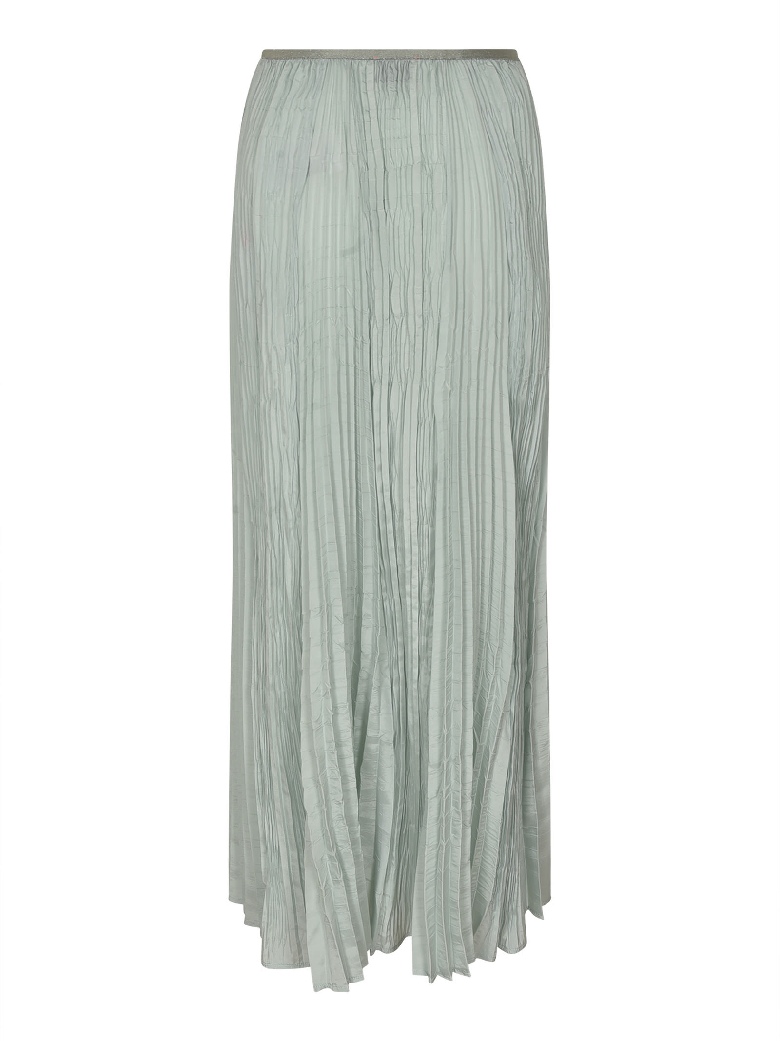 Shop Forte Forte Pleated Long Skirt In Breeze