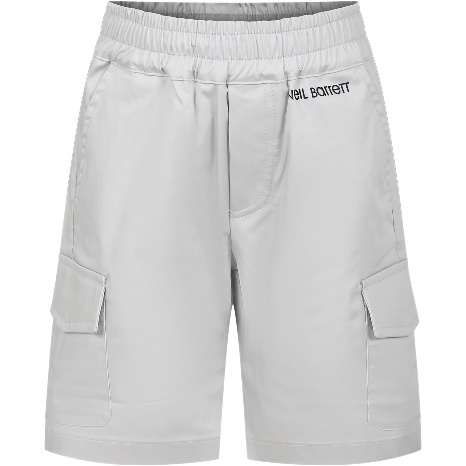 Neil Barrett Kids' Grey Shorts For Boy