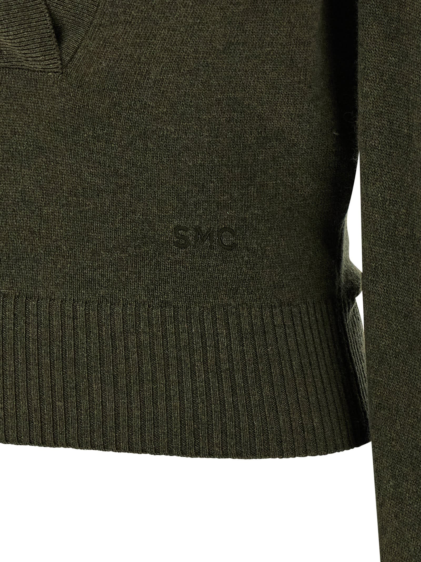 Stella Mccartney Hooded Sweater Sweaters And Cardigans Green In Green