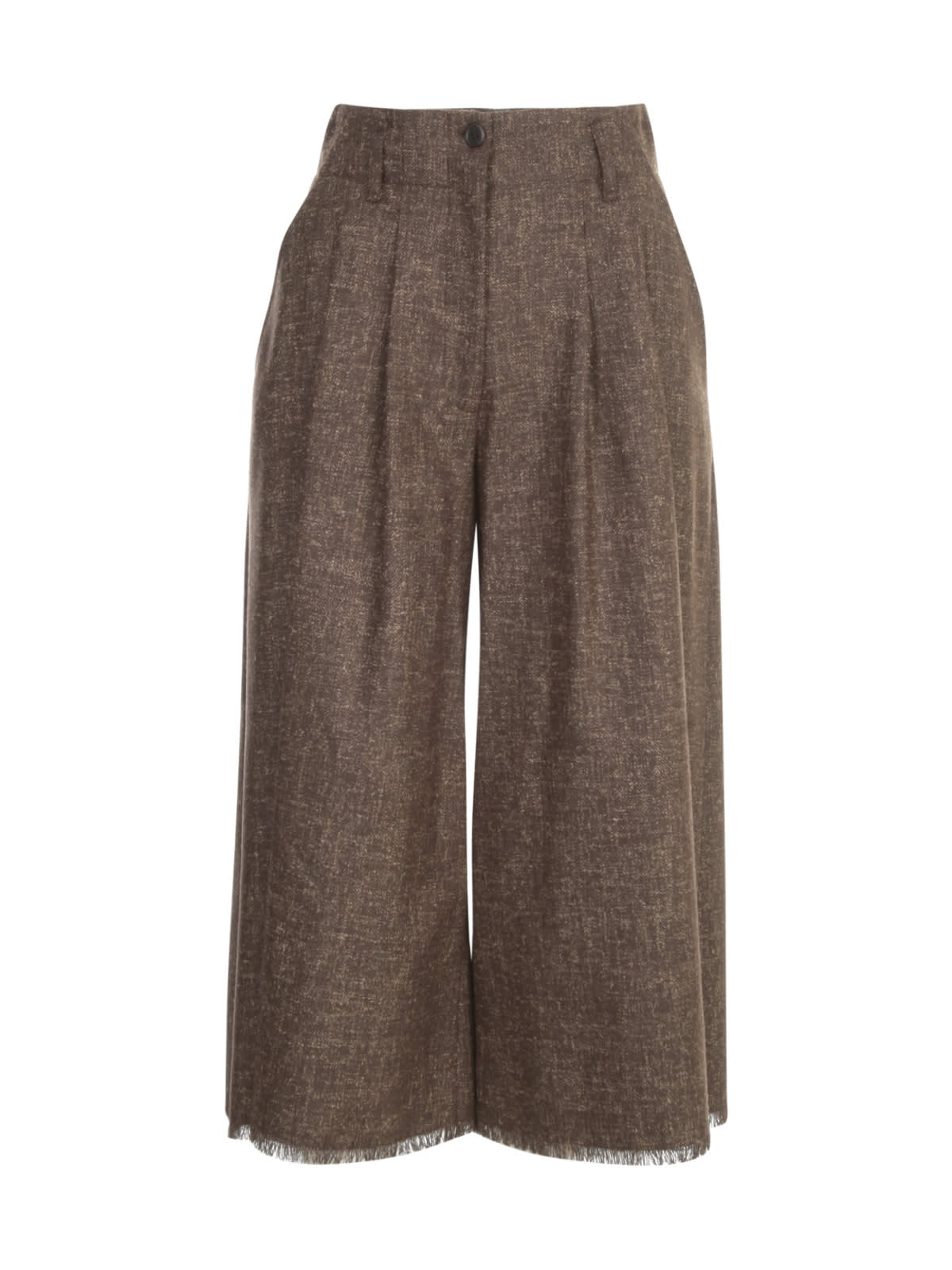 Antonelli Skirt Pants W/fringes On Bottom