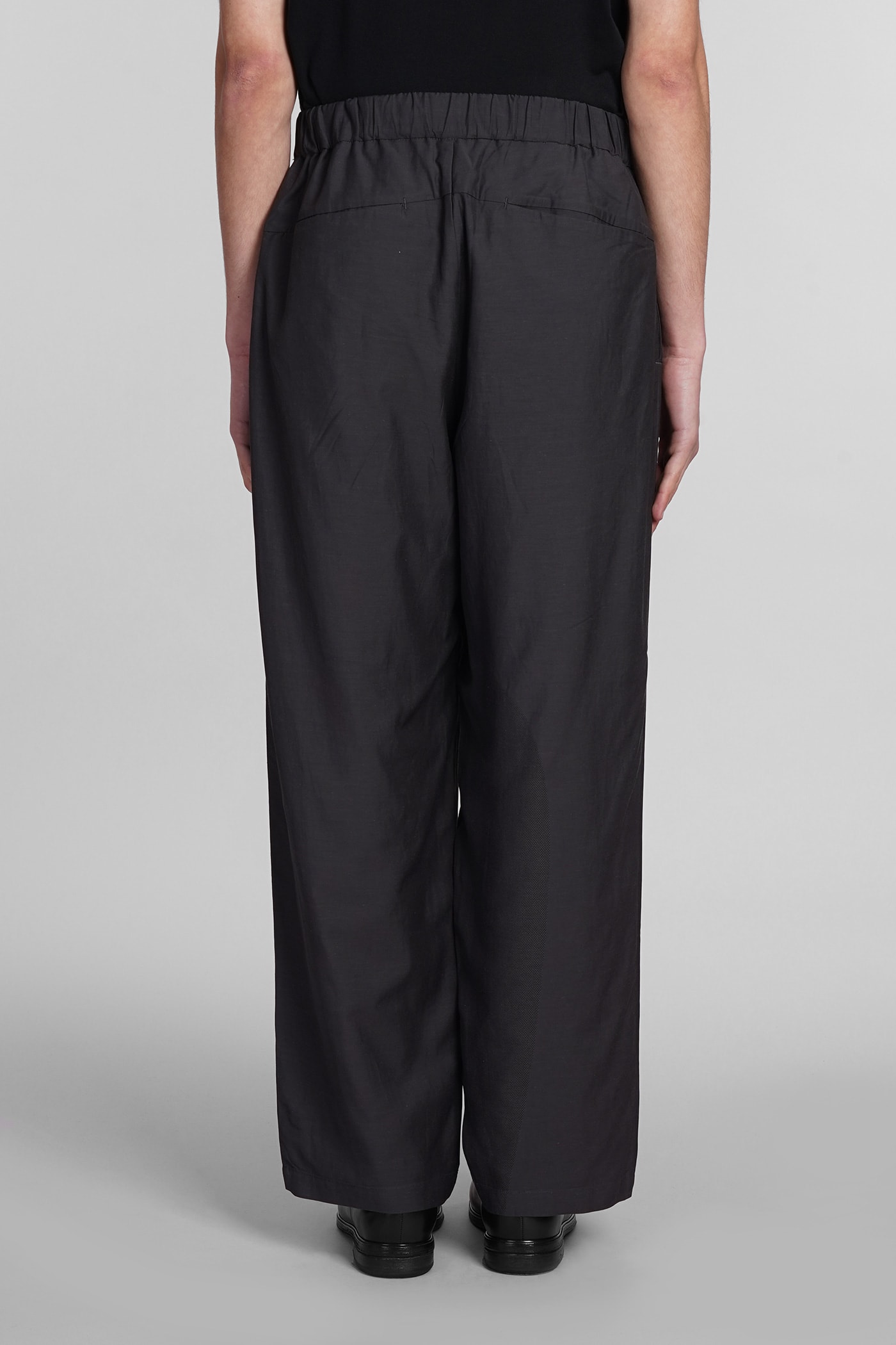 Shop Attachment Pants In Grey Rayon