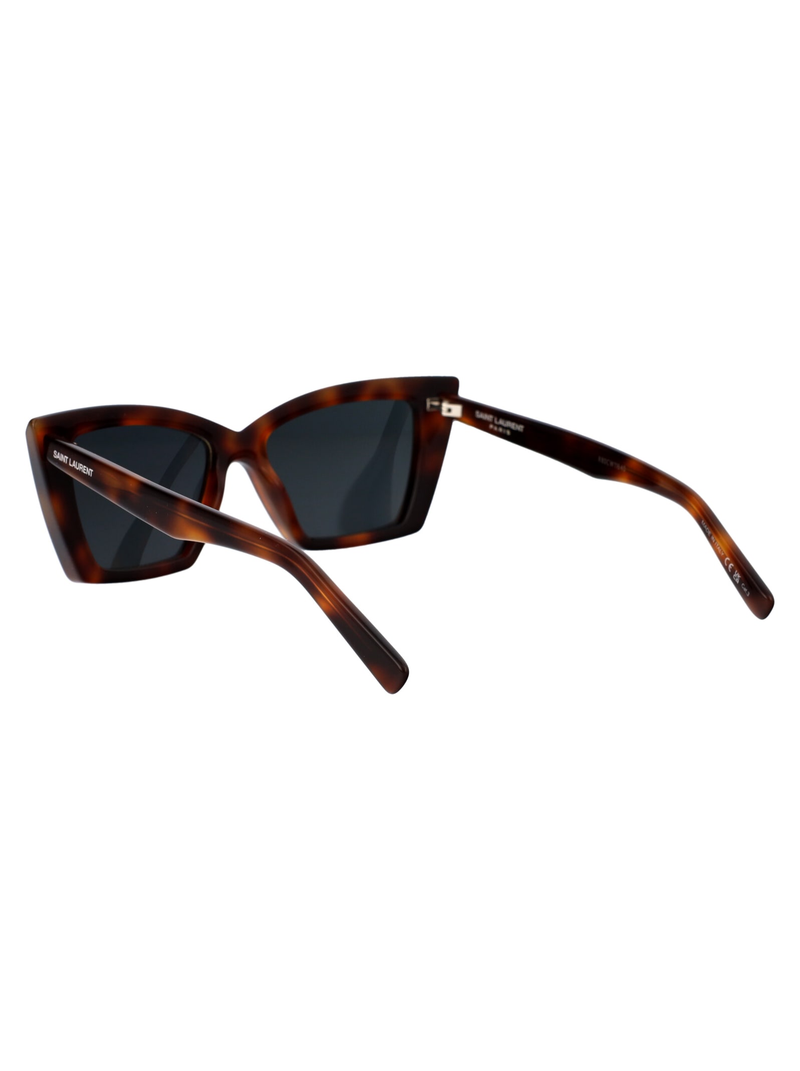 Saint Laurent Sl 657 Sunglasses In Brown