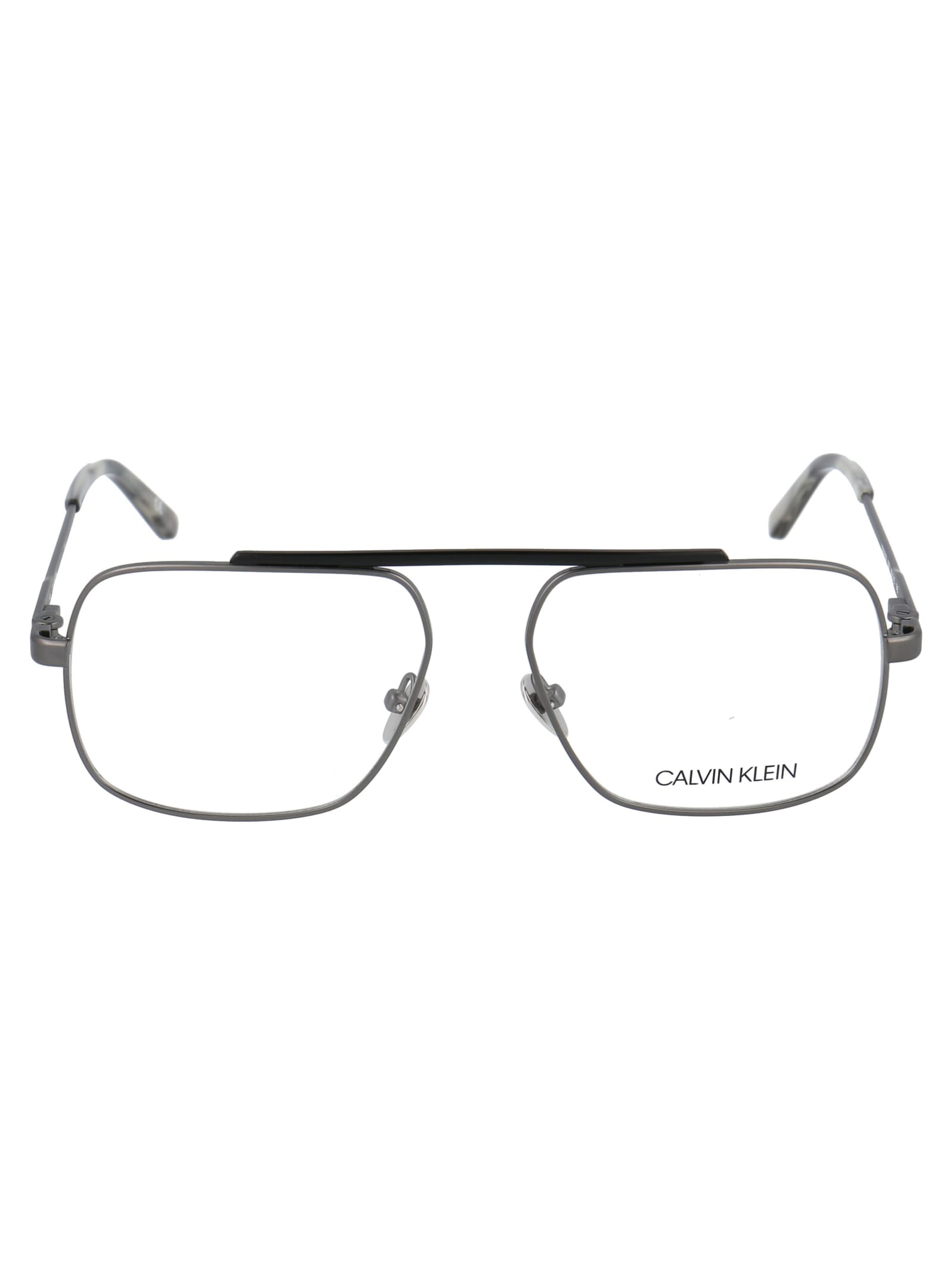 Shop Calvin Klein Ck18106 Glasses In 008 Gunmetal Black
